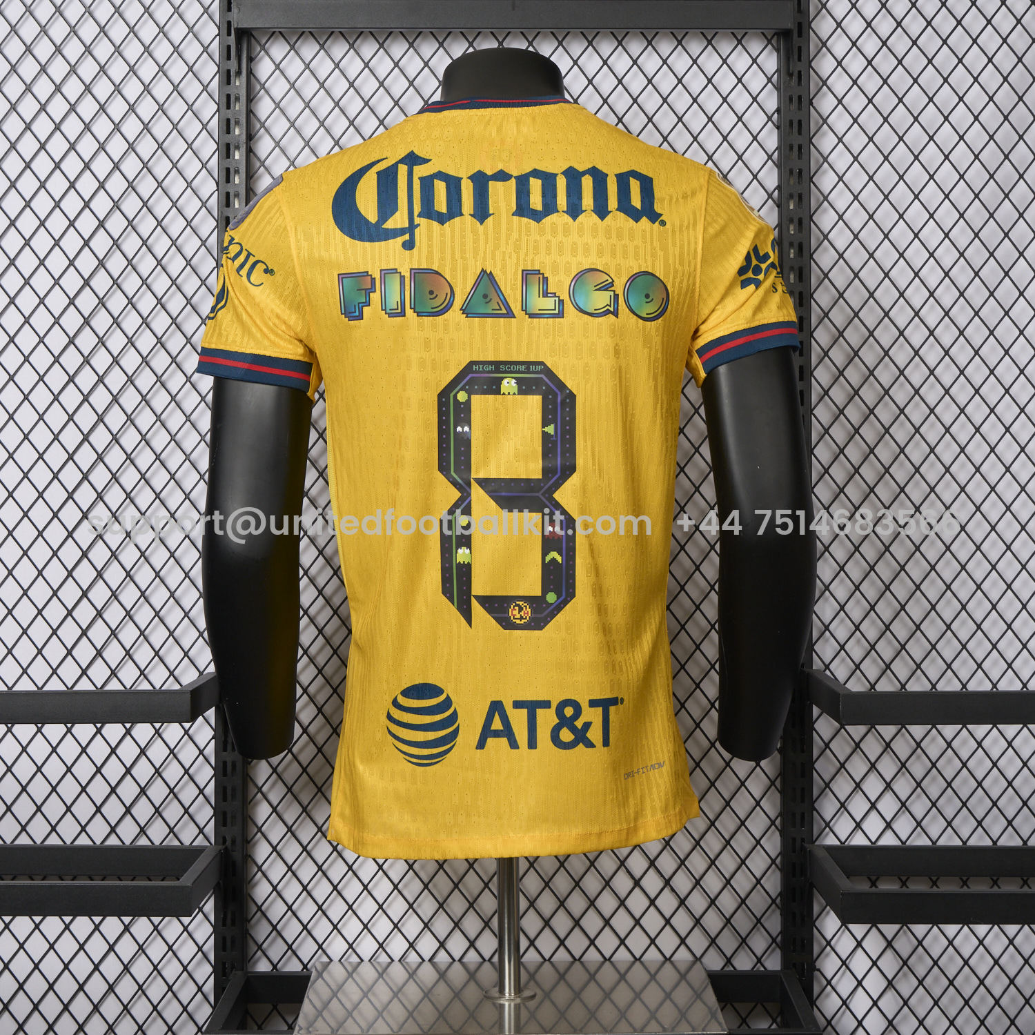 Unitedfootballkit.com | 【Pac-Man Version】Club América 24-25 Home Jersey - Player Version -Customize Name, Number and Patch | Worldwide Shipping