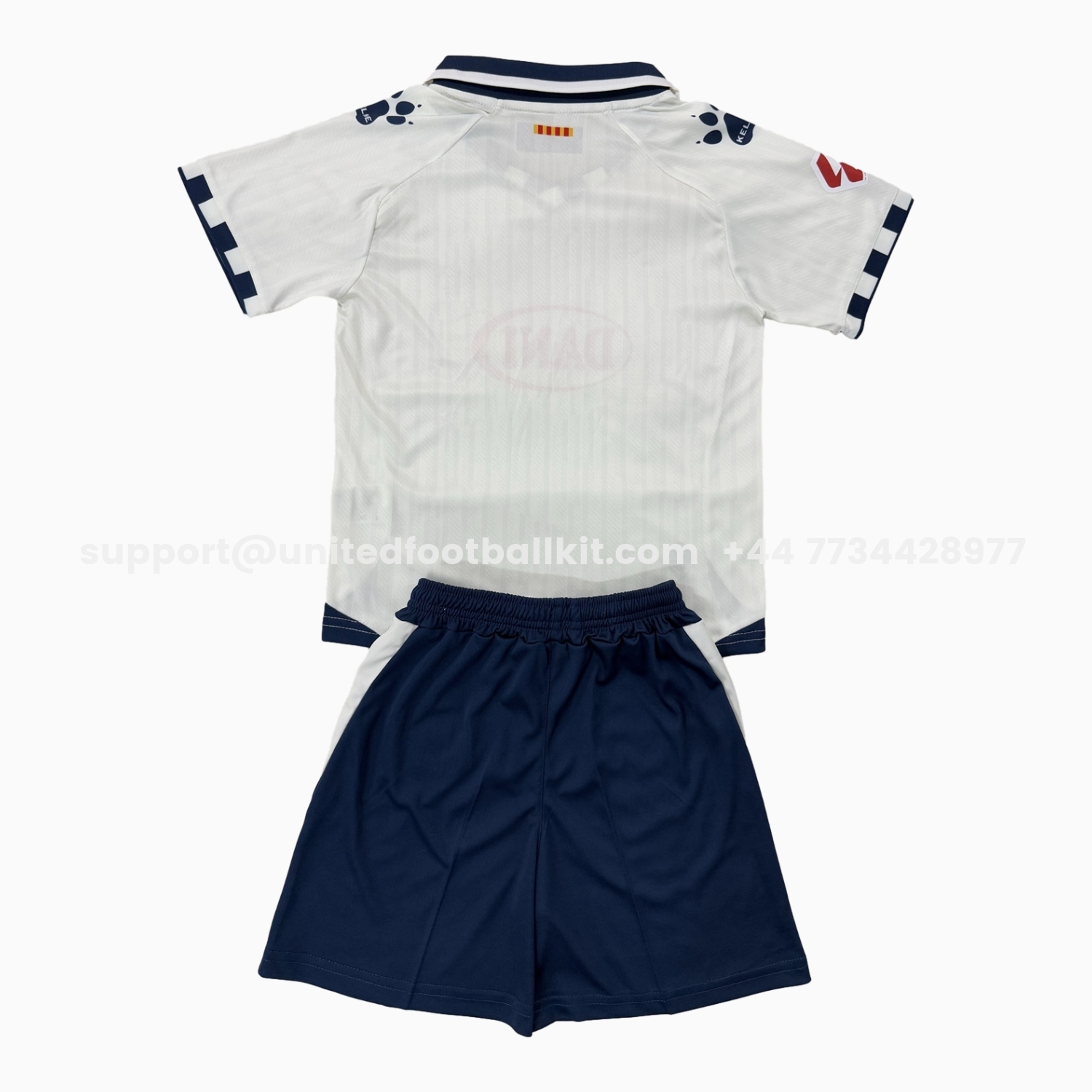 Unitedfootballkit.com | RCD Espanyol 25-26 Away Kids Kit -Customize Name, Number and Patch | Worldwide Shipping