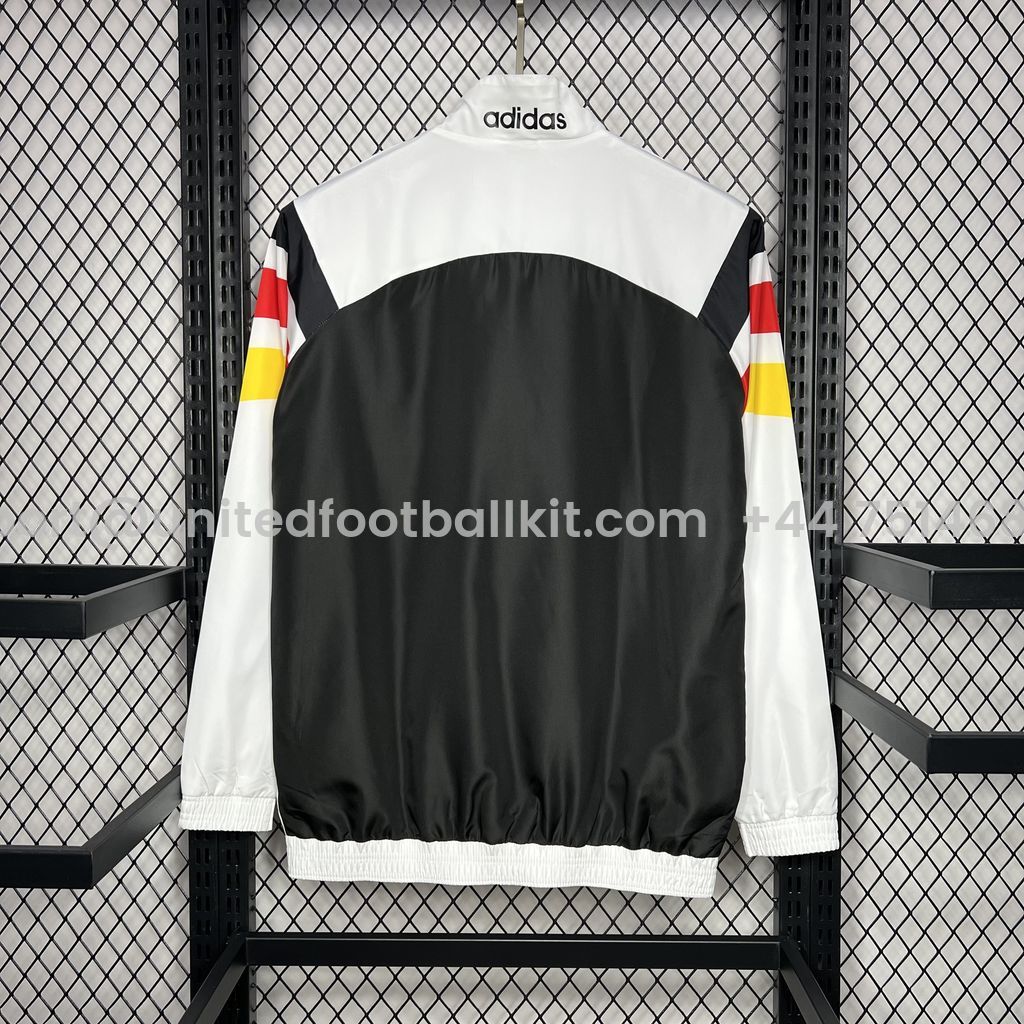 Unitedfootballkit.com | Germany 2024 White Windbreaker - Player Version -Customize Name, Number and Patch | Worldwide Shipping