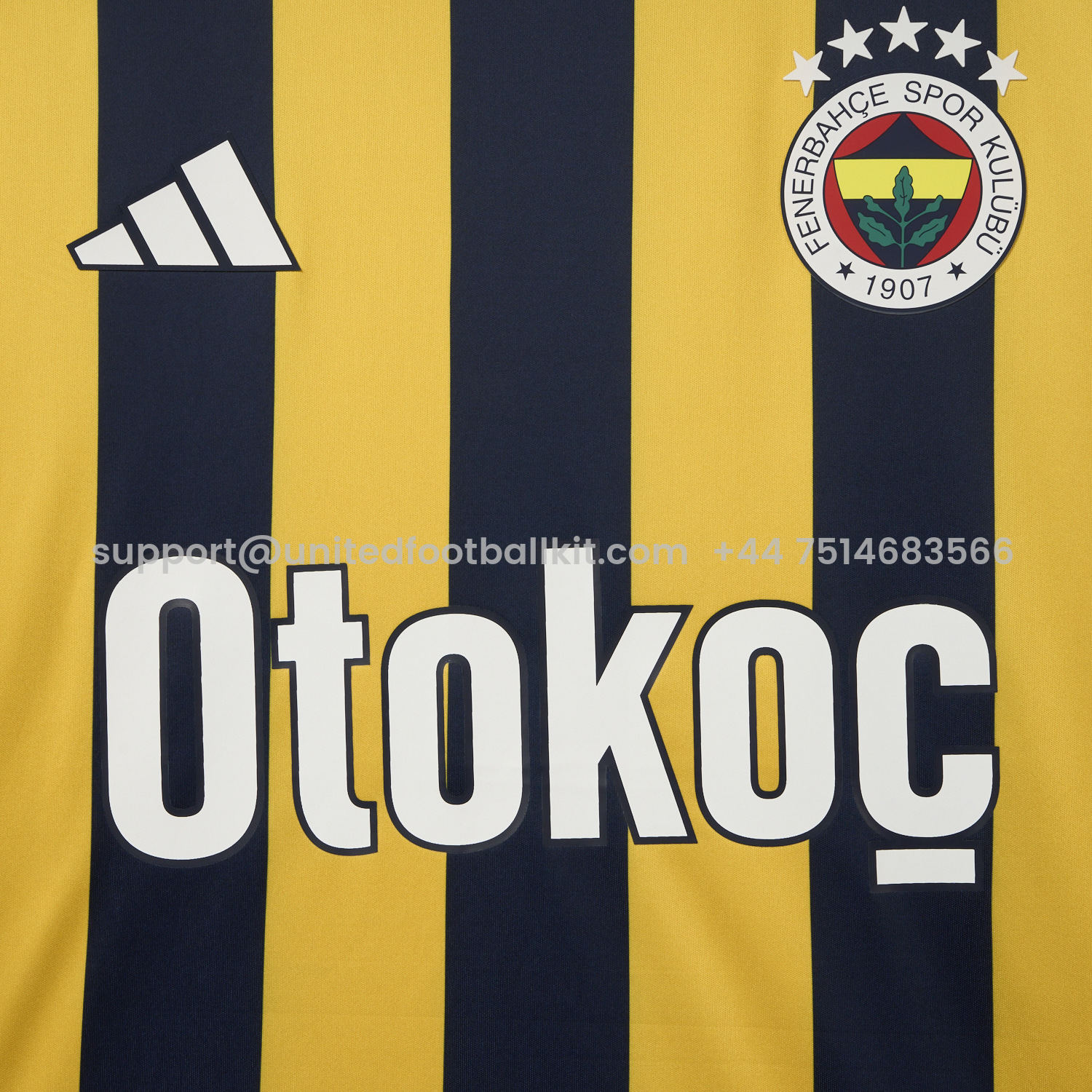 Unitedfootballkit.com | Fenerbahce 25-26 Home Jersey - Fans Version -Customize Name, Number and Patch | Worldwide Shipping