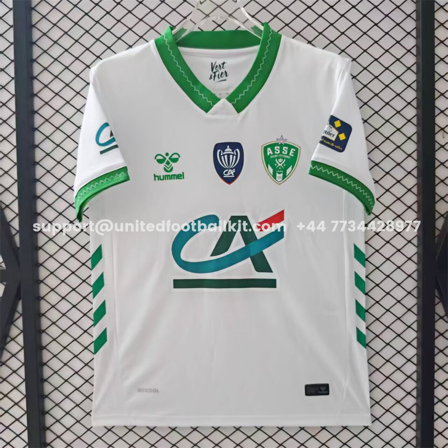 Unitedfootballkit.com | AS Saint-Etienne 25-26 Away Jersey - Fans Version -Customize Name, Number and Patch | Worldwide Shipping