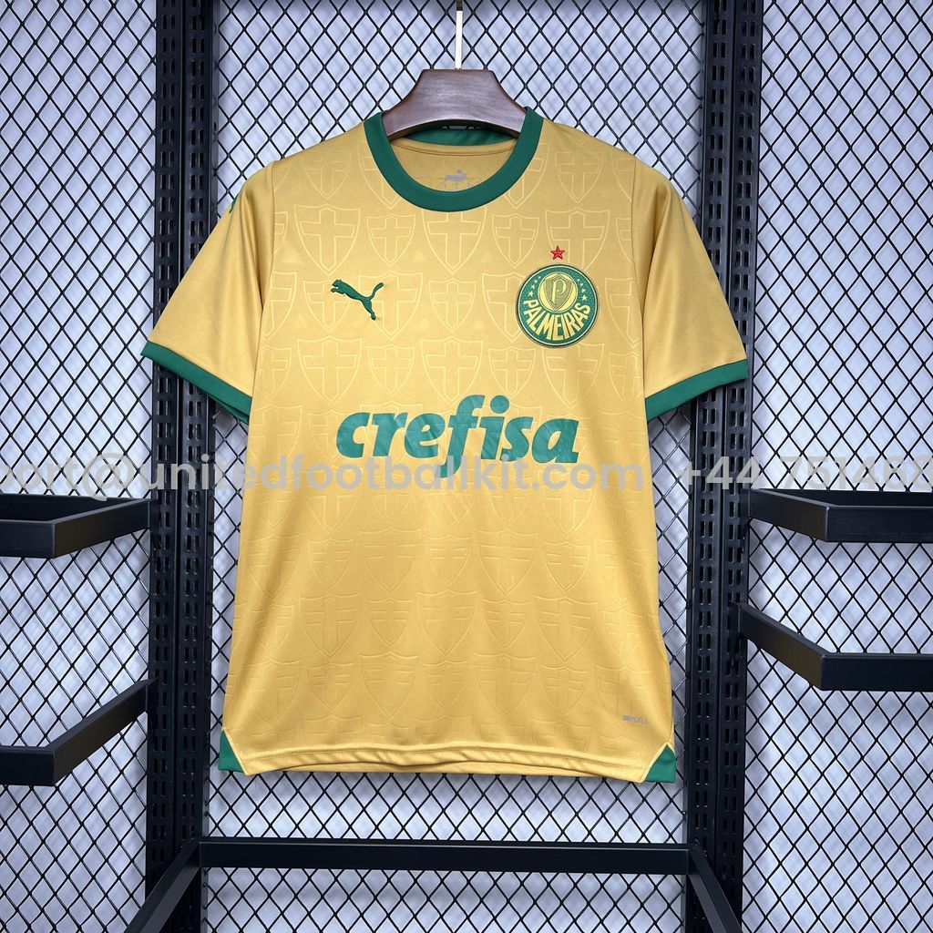 Unitedfootballkit.com | Palmeiras 24-25 Third Jersey - Fans Version -Customize Name, Number and Patch | Worldwide Shipping