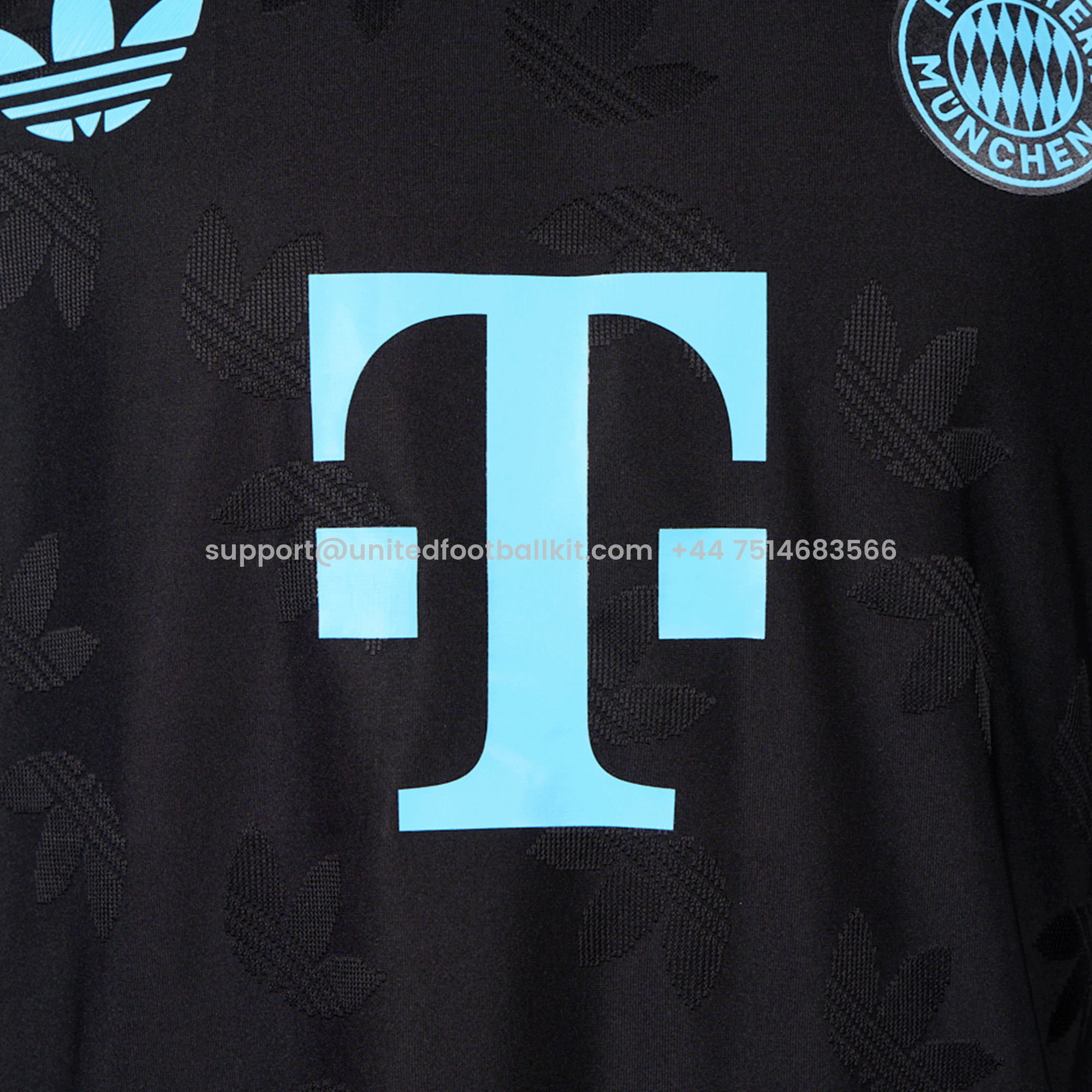 Unitedfootballkit.com | Bayern Munich 24-25 Trefoil Special Edition Jersey - Player Version -Customize Name, Number and Patch | Worldwide Shipping