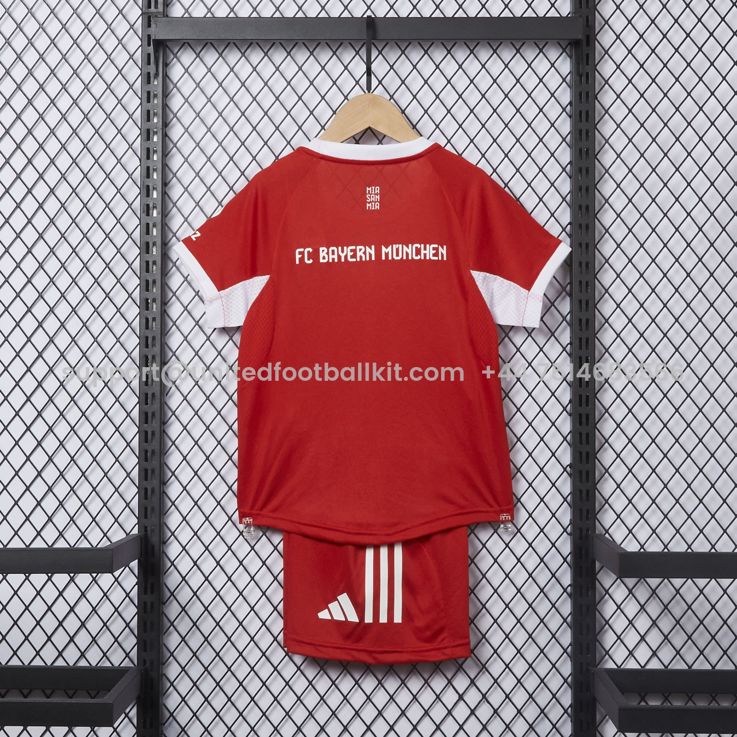 Unitedfootballkit.com | Bayern Munich 25-26 Home Kids Kit - Player Version -Customize Name, Number and Patch | Worldwide Shipping