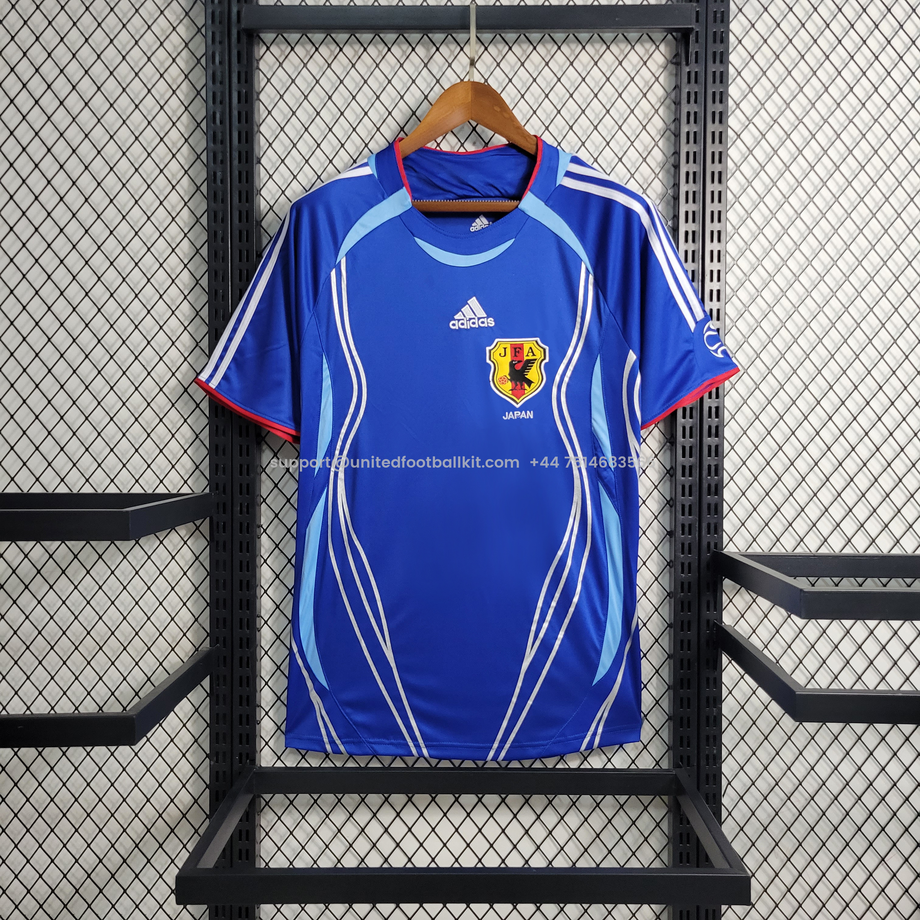 Unitedfootballkit.com | Retro Japan 2006 Home Stadium Jersey -Customize Name, Number and Patch | Worldwide Shipping