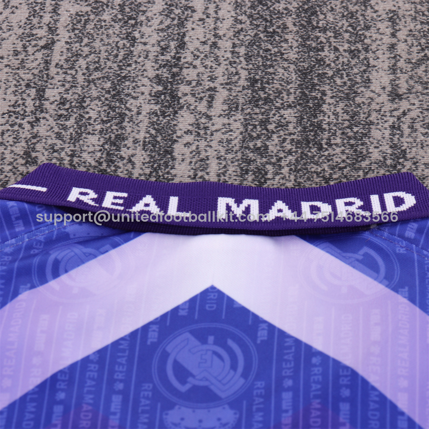 Unitedfootballkit.com | Retro Real Madrid 96-97 Away Kids Kit -Customize Name, Number and Patch | Worldwide Shipping