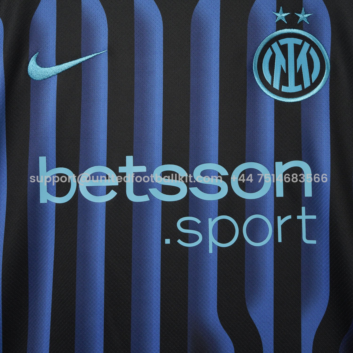 Unitedfootballkit.com | Inter Milan 25-26 Home Jersey - Fans Version -Customize Name, Number and Patch | Worldwide Shipping
