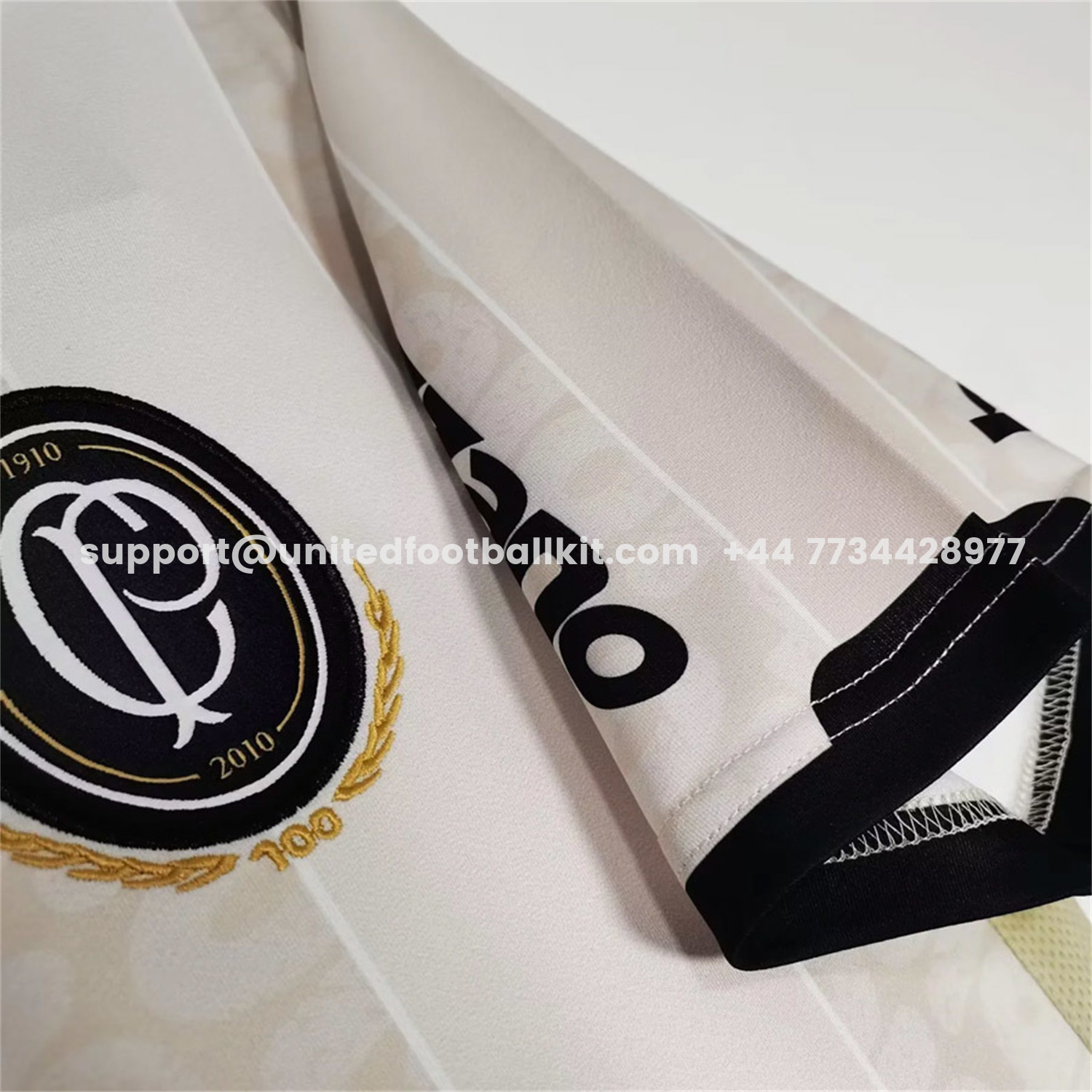 Unitedfootballkit.com | Retro Corinthians 2010 100th Anniversary Jersey -Customize Name, Number and Patch | Worldwide Shipping