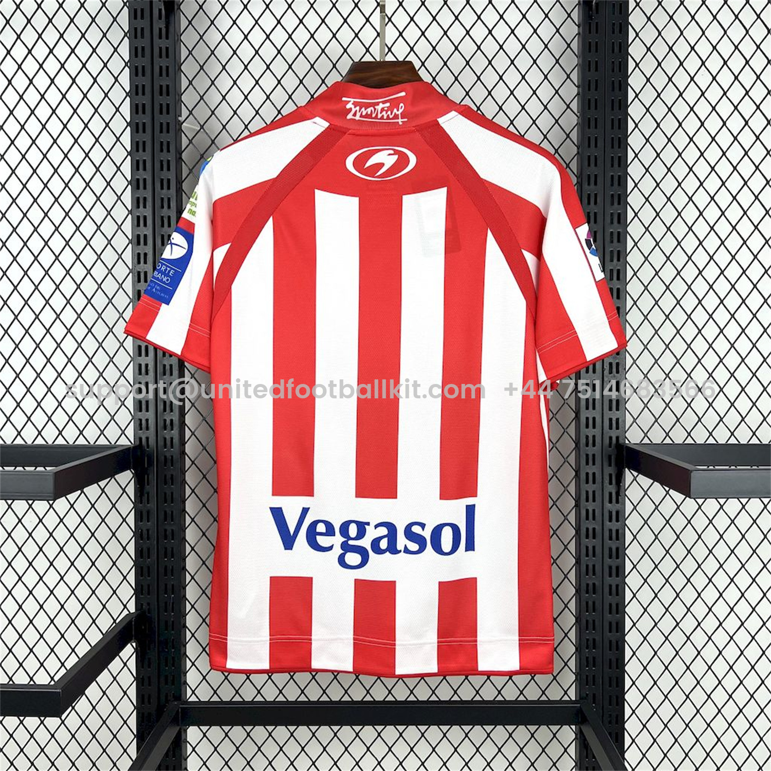 Unitedfootballkit.com | Retro Sporting de Gijon 2008-09 Home Jersey -Customize Name, Number and Patch | Worldwide Shipping