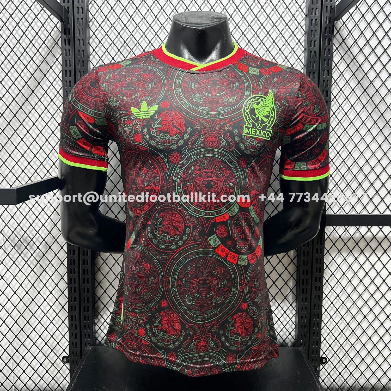 Unitedfootballkit.com | Mexico 2026 Red Totem Special Jersey - Player Version -Customize Name, Number and Patch | Worldwide Shipping