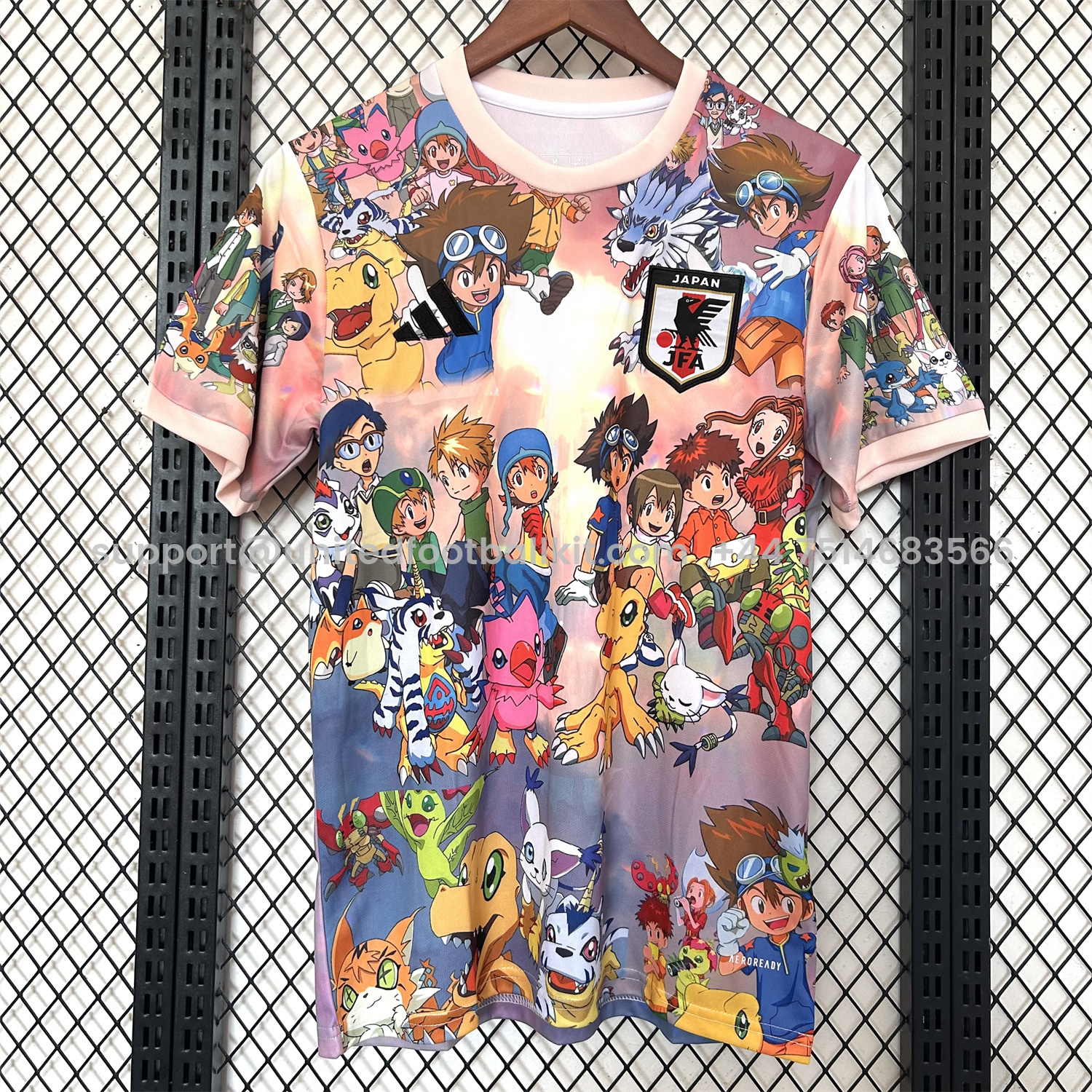 Unitedfootballkit.com | Japan 25-26 Digimon Special Edition Jersey - Fans Version -Customize Name, Number and Patch | Worldwide Shipping