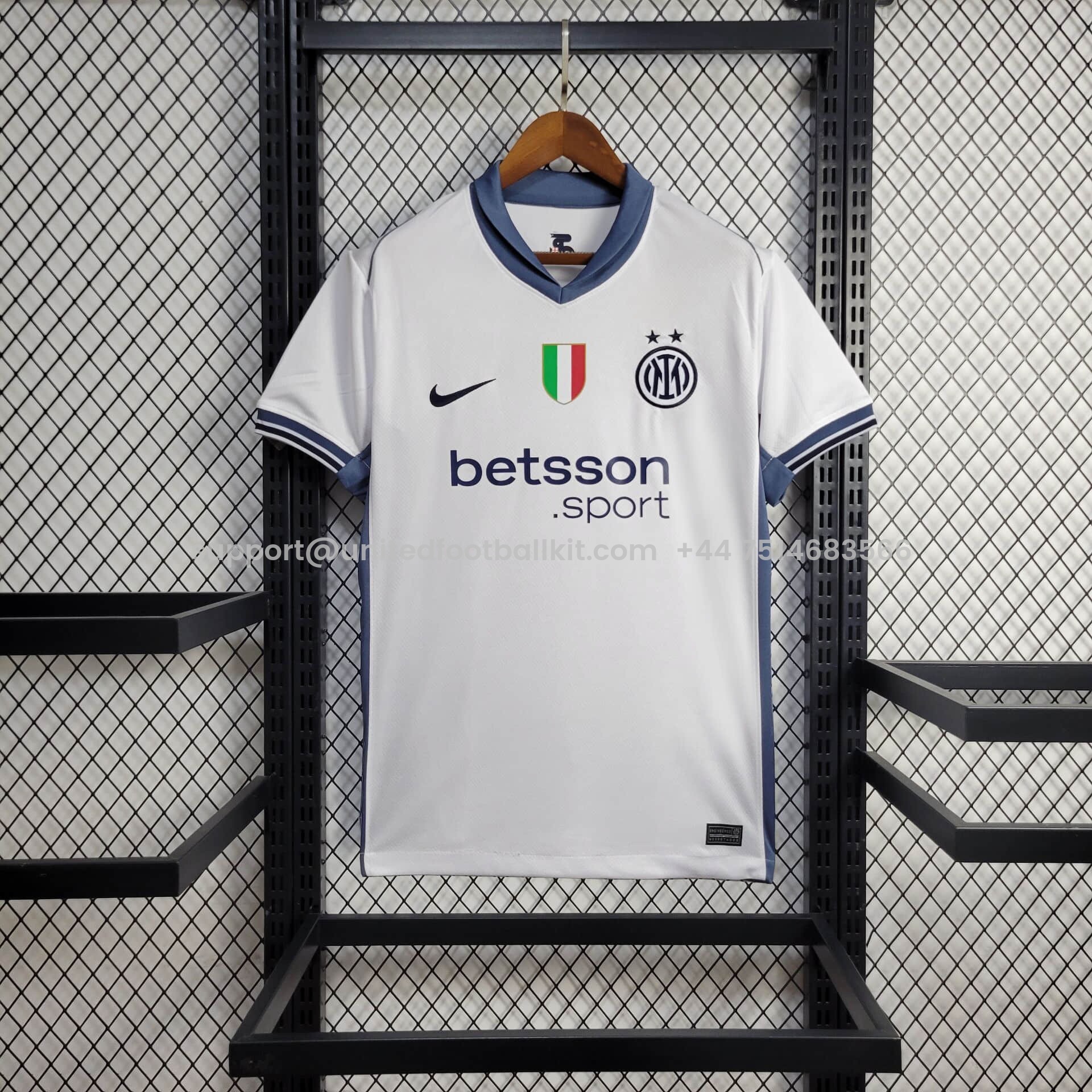 Unitedfootballkit.com | Inter Milan 24-25 Away Jersey - Fans Version -Customize Name, Number and Patch | Worldwide Shipping