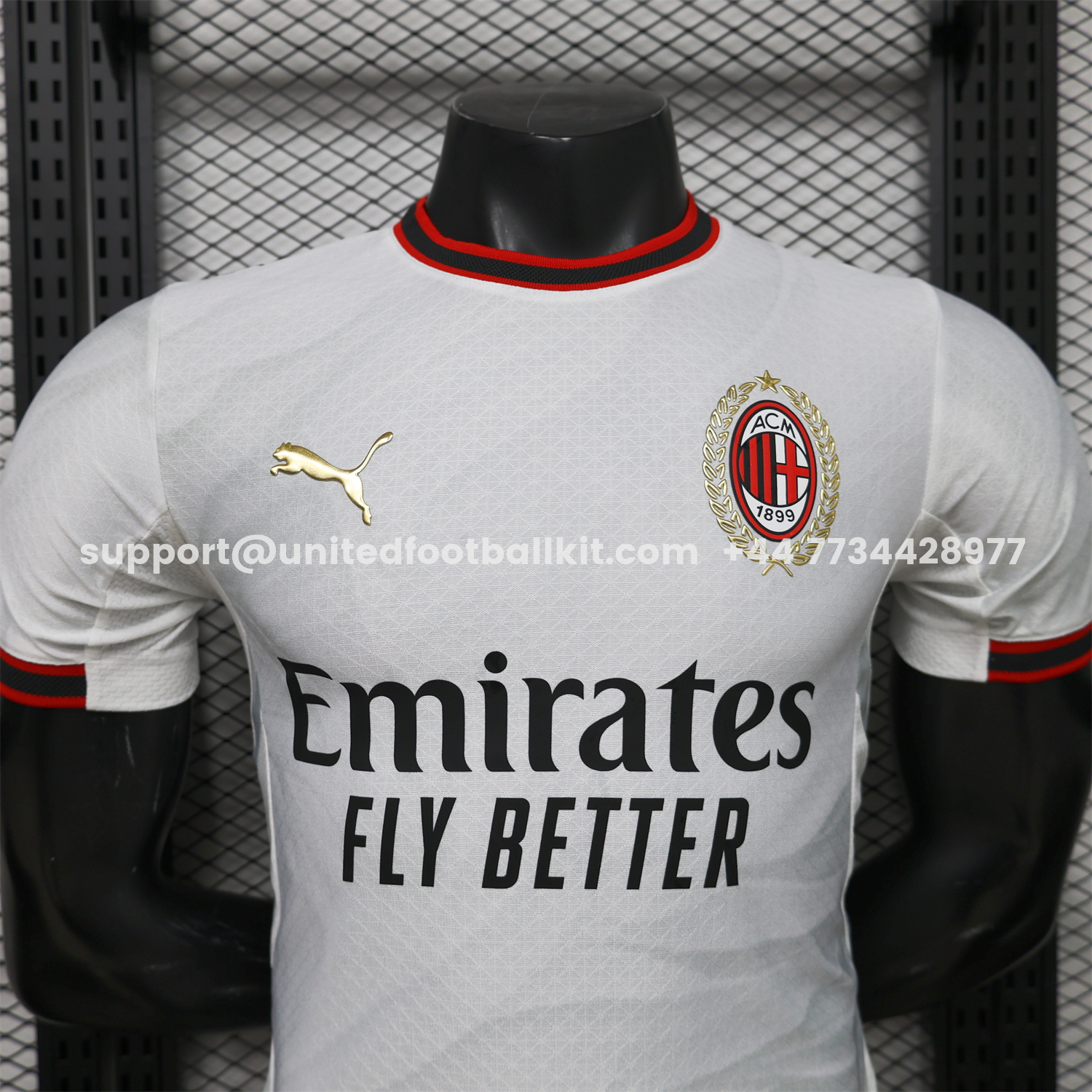 Unitedfootballkit.com | AC Milan 26-27 Away Jersey - Player Version -Customize Name, Number and Patch | Worldwide Shipping