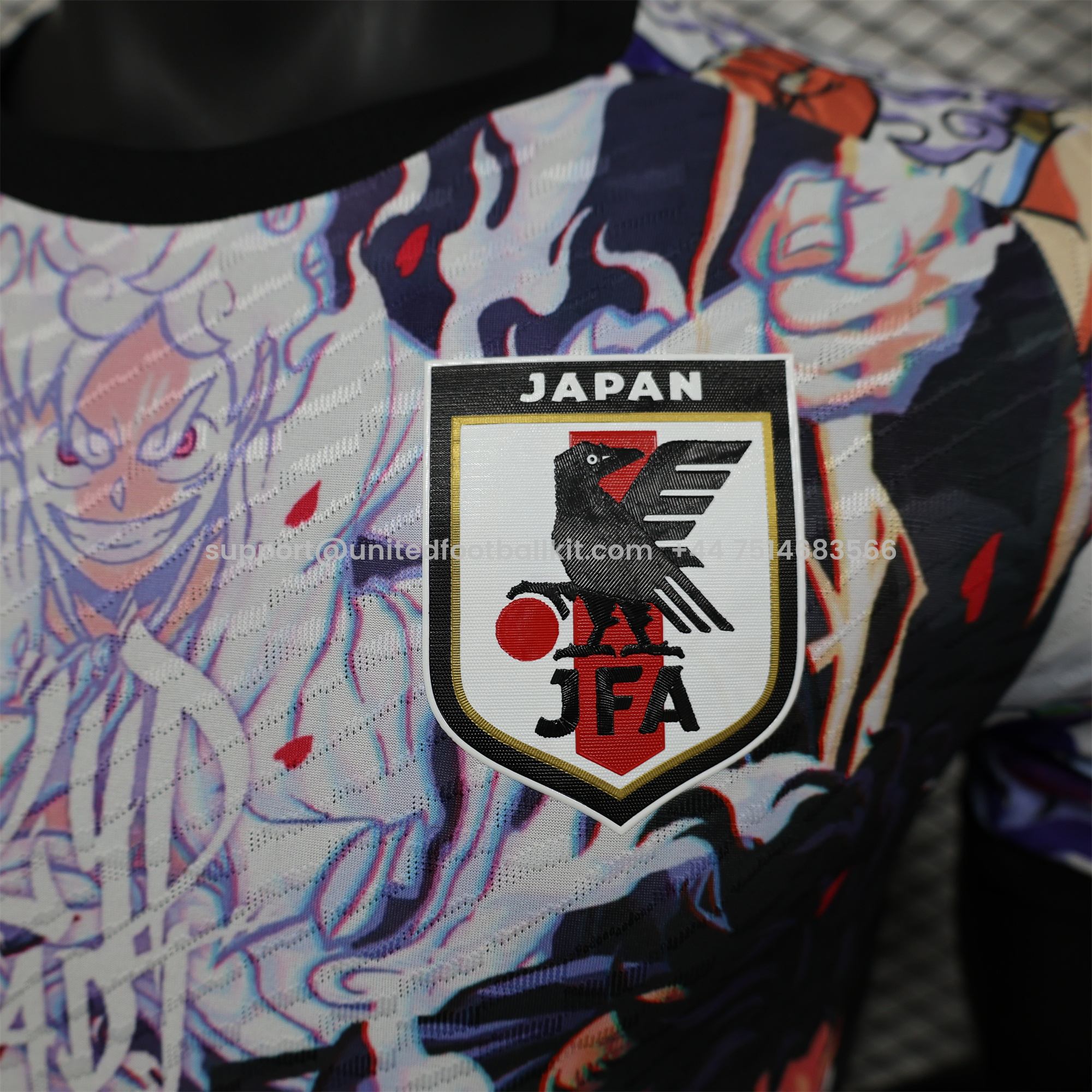 Unitedfootballkit.com | Japan 2024 ONE PIECE Luffy Special Edition Jersey - Player Version -Customize Name, Number and Patch | Worldwide Shipping