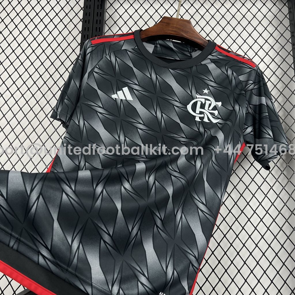 Unitedfootballkit.com | Flamengo 2024 Third Jersey - Fans Version -Customize Name, Number and Patch | Worldwide Shipping