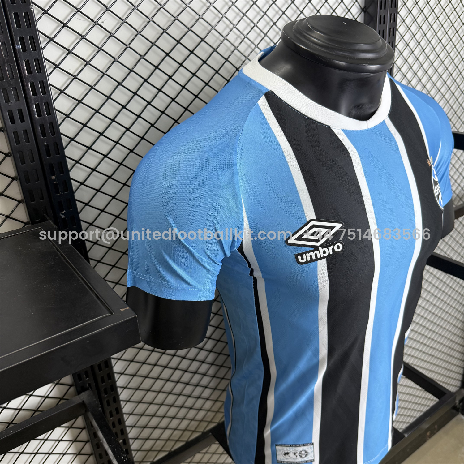 Unitedfootballkit.com | Gremio 25-26 Home Unsponsored Jersey - Player Version -Customize Name, Number and Patch | Worldwide Shipping