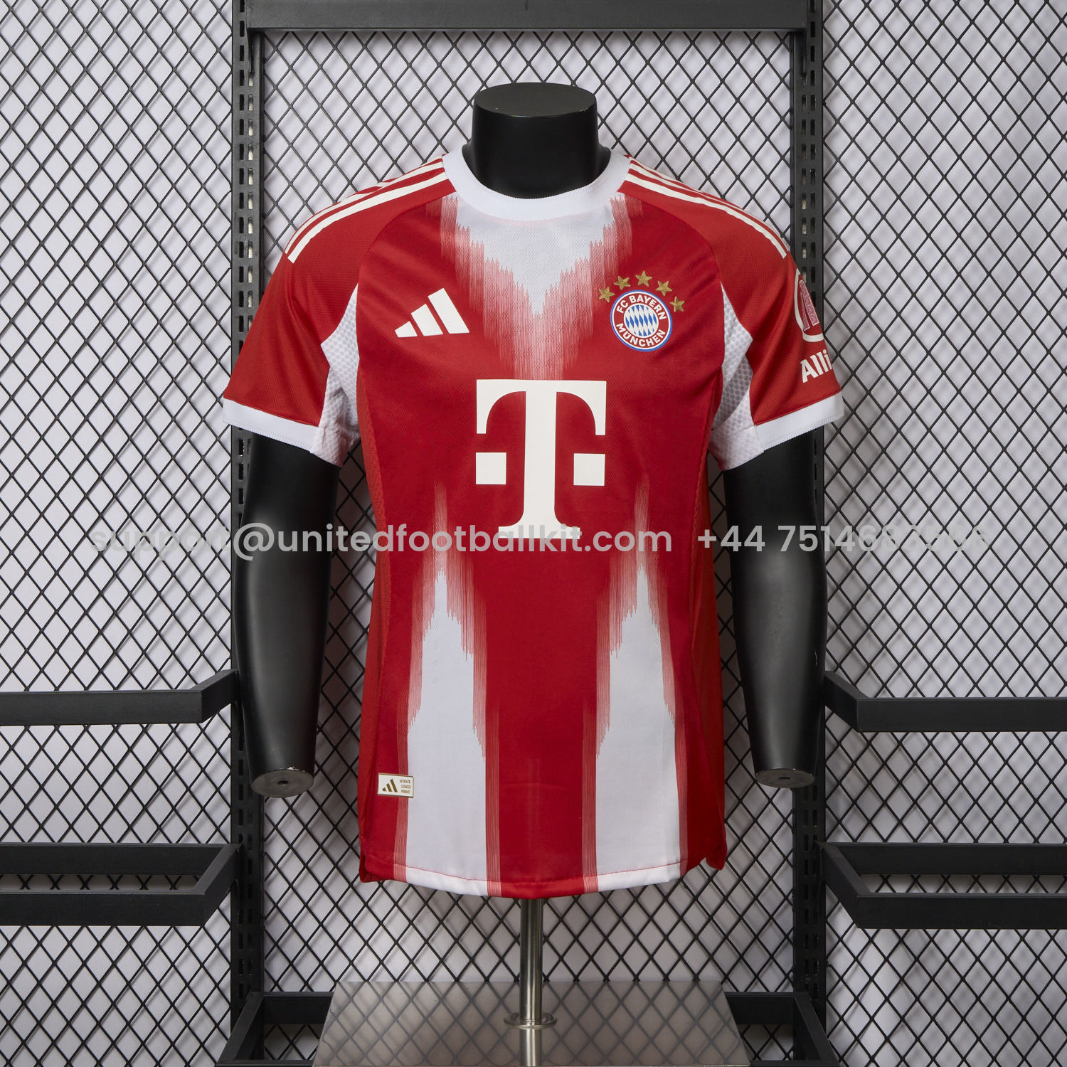 Unitedfootballkit.com | Bayern Munich 25-26 Home Müller Limited Edition Jersey - Player Version -Customize Name, Number and Patch | Worldwide Shipping