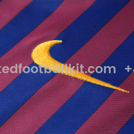 Unitedfootballkit.com | Retro Barcelona 18-19 Home Stadium Jersey -Customize Name, Number and Patch | Worldwide Shipping