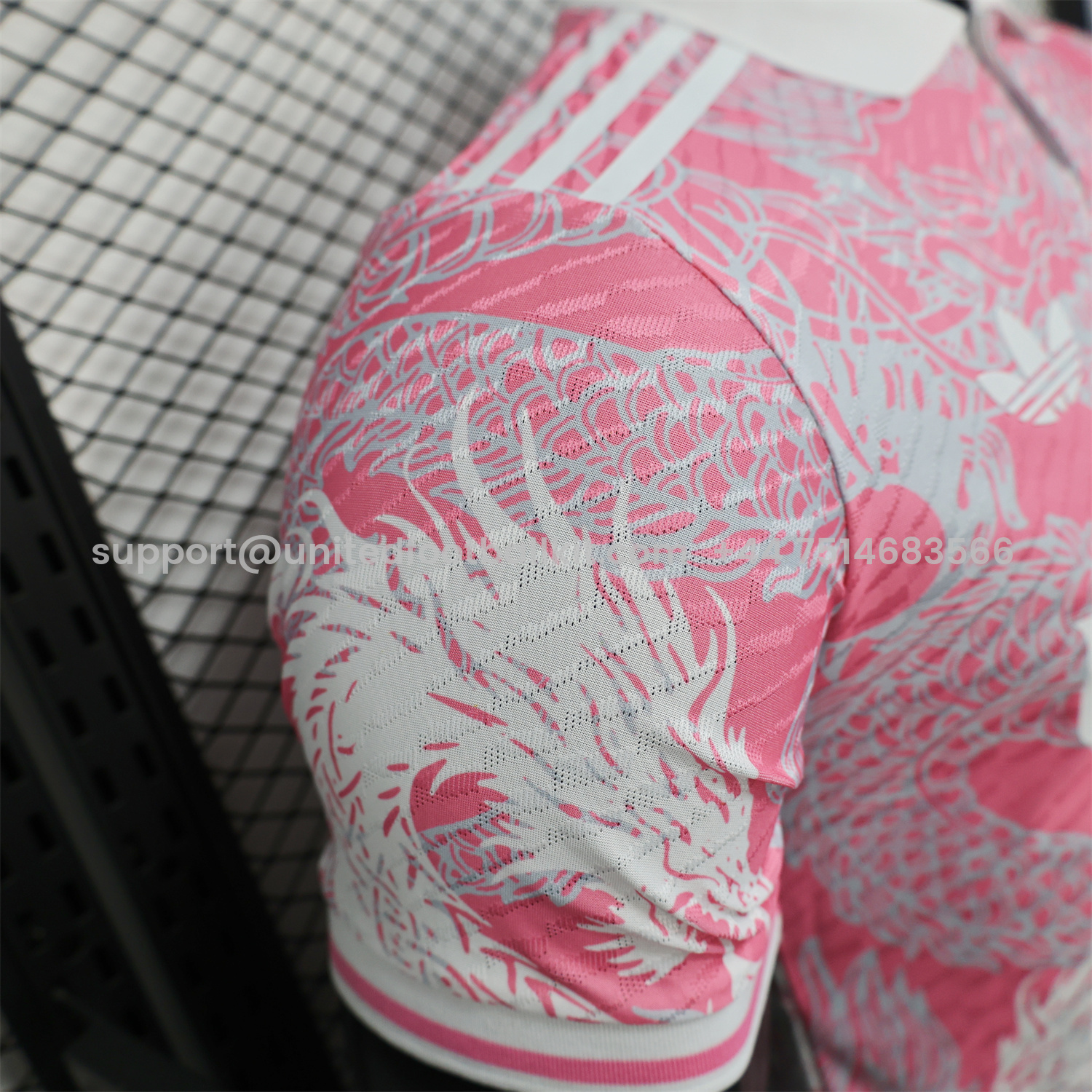 Unitedfootballkit.com | Real Madrid 25-26 Pink and White Gradient Chinese and Western Style Dragon Jersey - Player Version -Customize Name, Number and Patch | Worldwide Shipping