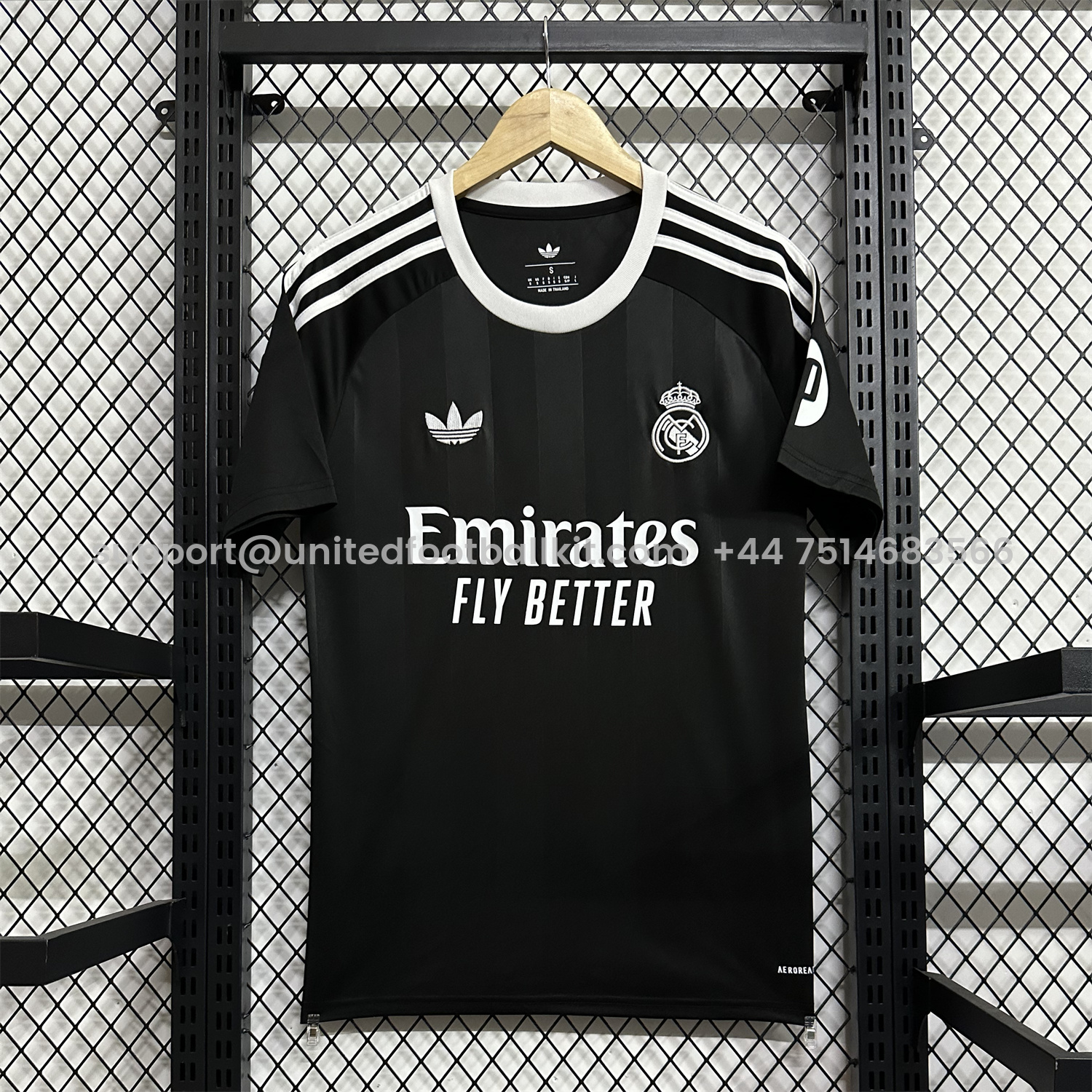 Unitedfootballkit.com | Real Madrid 25-26 Black Terrace Goalkeeper Jersey - Fans Version -Customize Name, Number and Patch | Worldwide Shipping