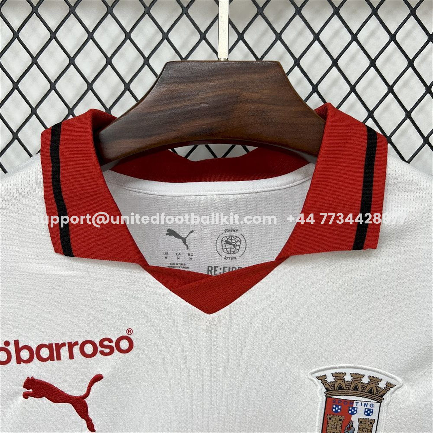 Unitedfootballkit.com | Braga 25-26 Away Jersey - Fans Version -Customize Name, Number and Patch | Worldwide Shipping