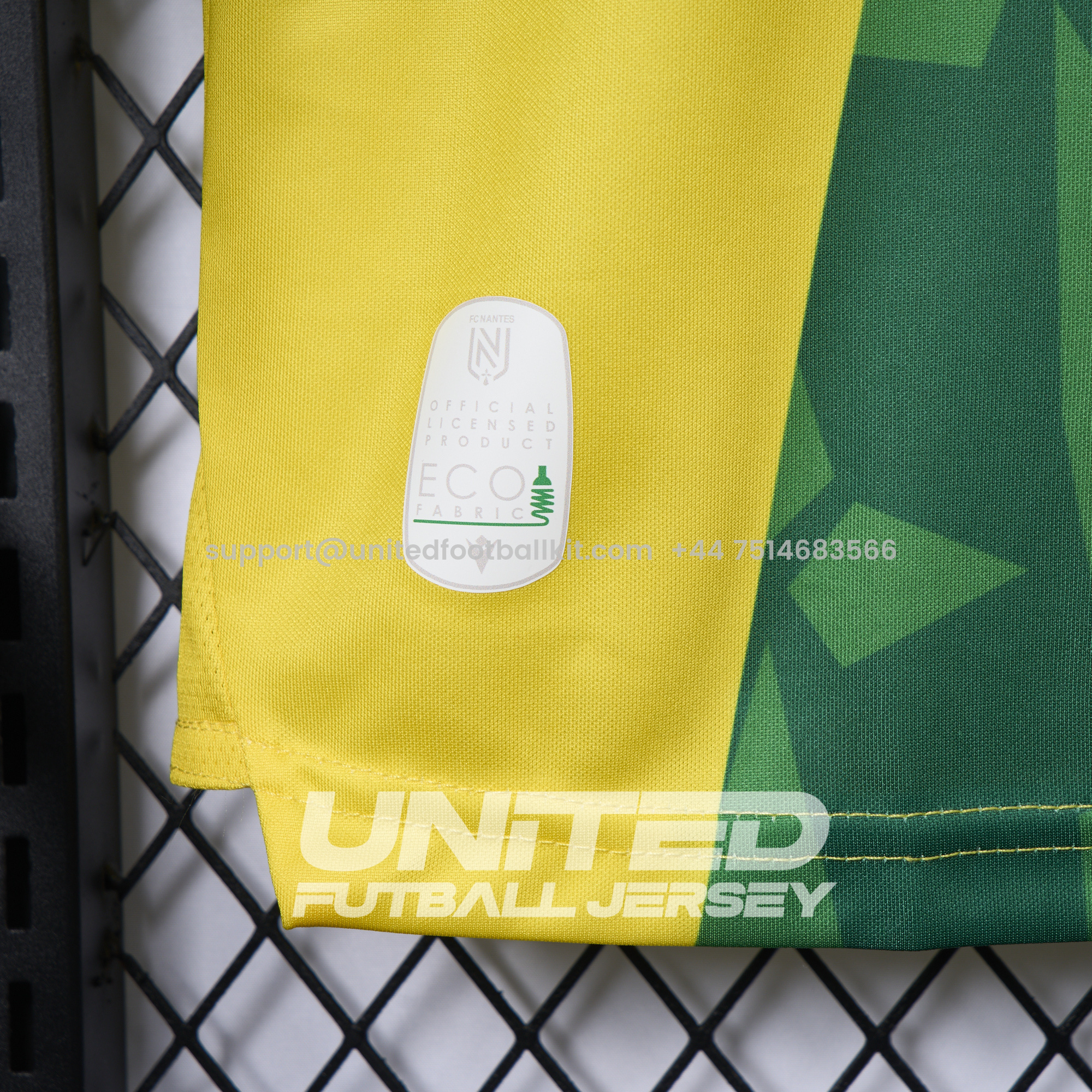 Unitedfootballkit.com | Nantes 24-25 Home Stadium Jersey - Fans Version -Customize Name, Number and Patch | Worldwide Shipping