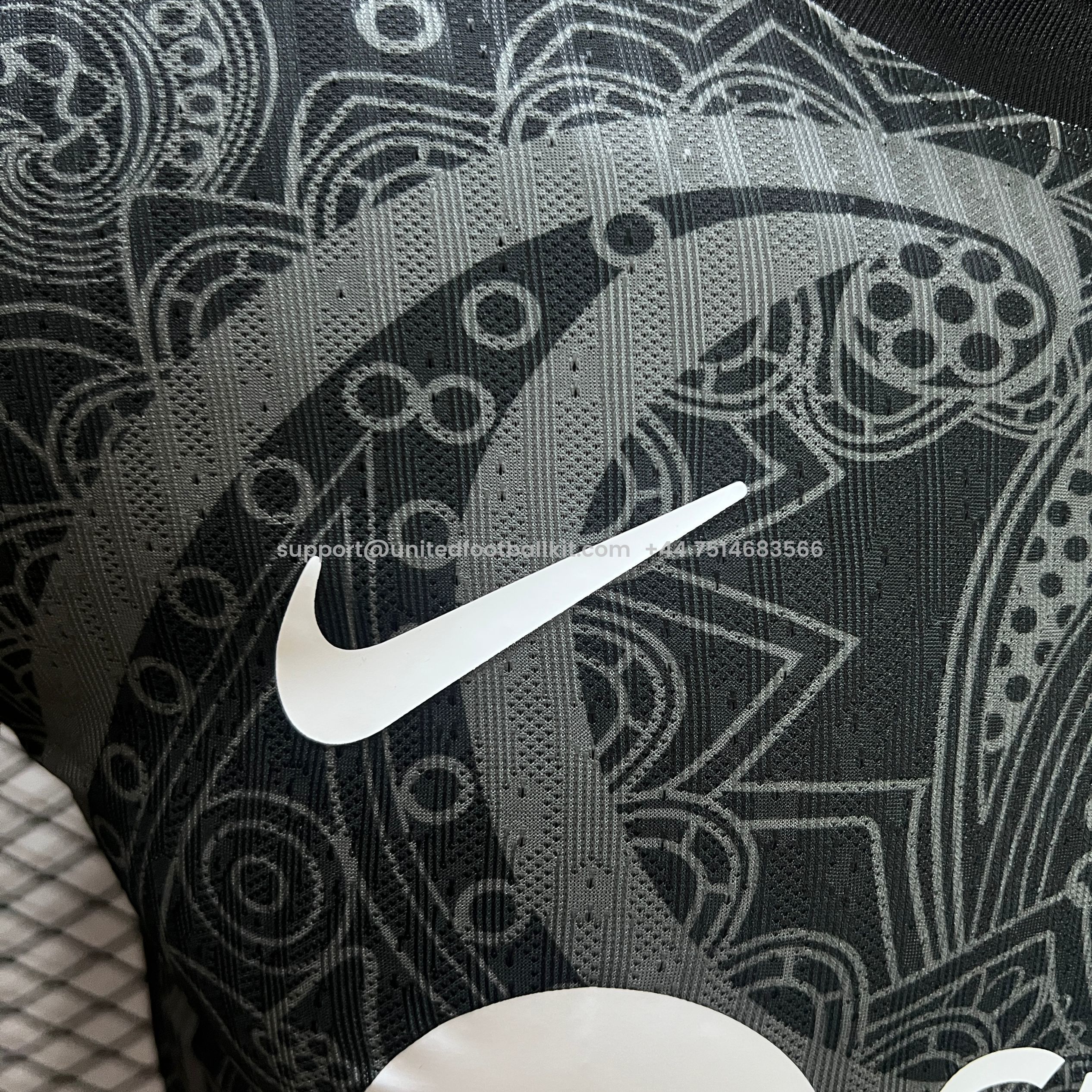 Unitedfootballkit.com | Barcelona 24-25 Black Speical Jersey - Player Version -Customize Name, Number and Patch | Worldwide Shipping