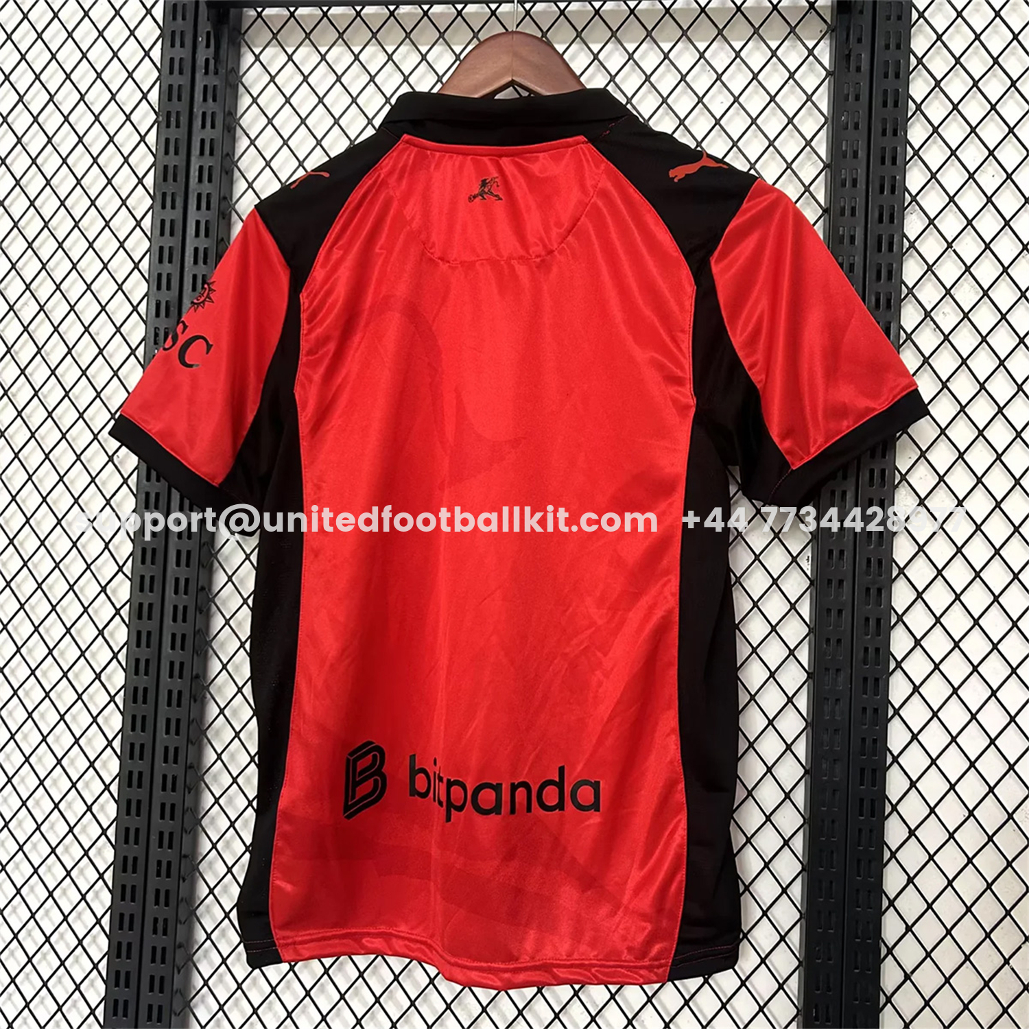 Unitedfootballkit.com | AC Milan 25-26 Fourth Red Jersey - Fans Version -Customize Name, Number and Patch | Worldwide Shipping