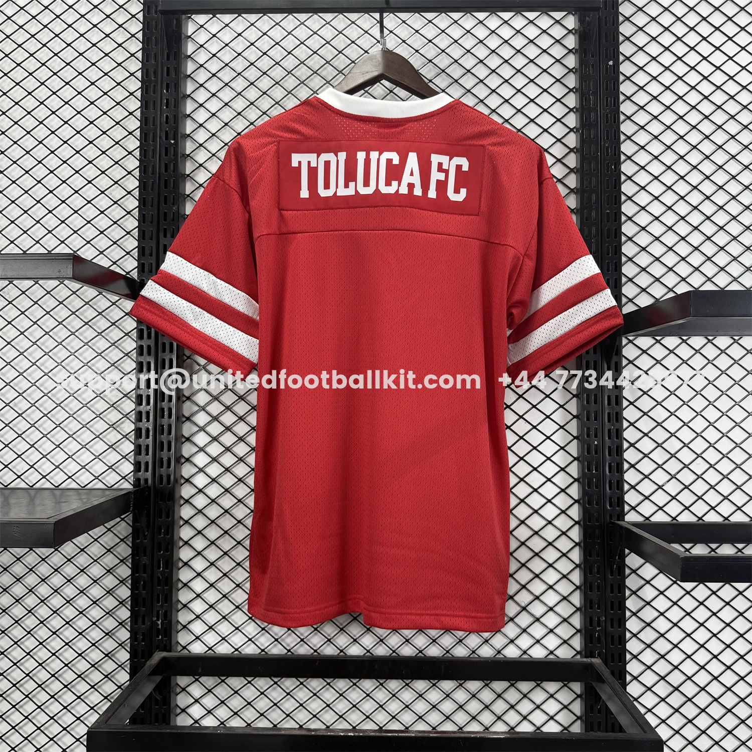 Unitedfootballkit.com | Toluca 25-26 Red Diablos Baseball Jersey -Customize Name, Number and Patch | Worldwide Shipping