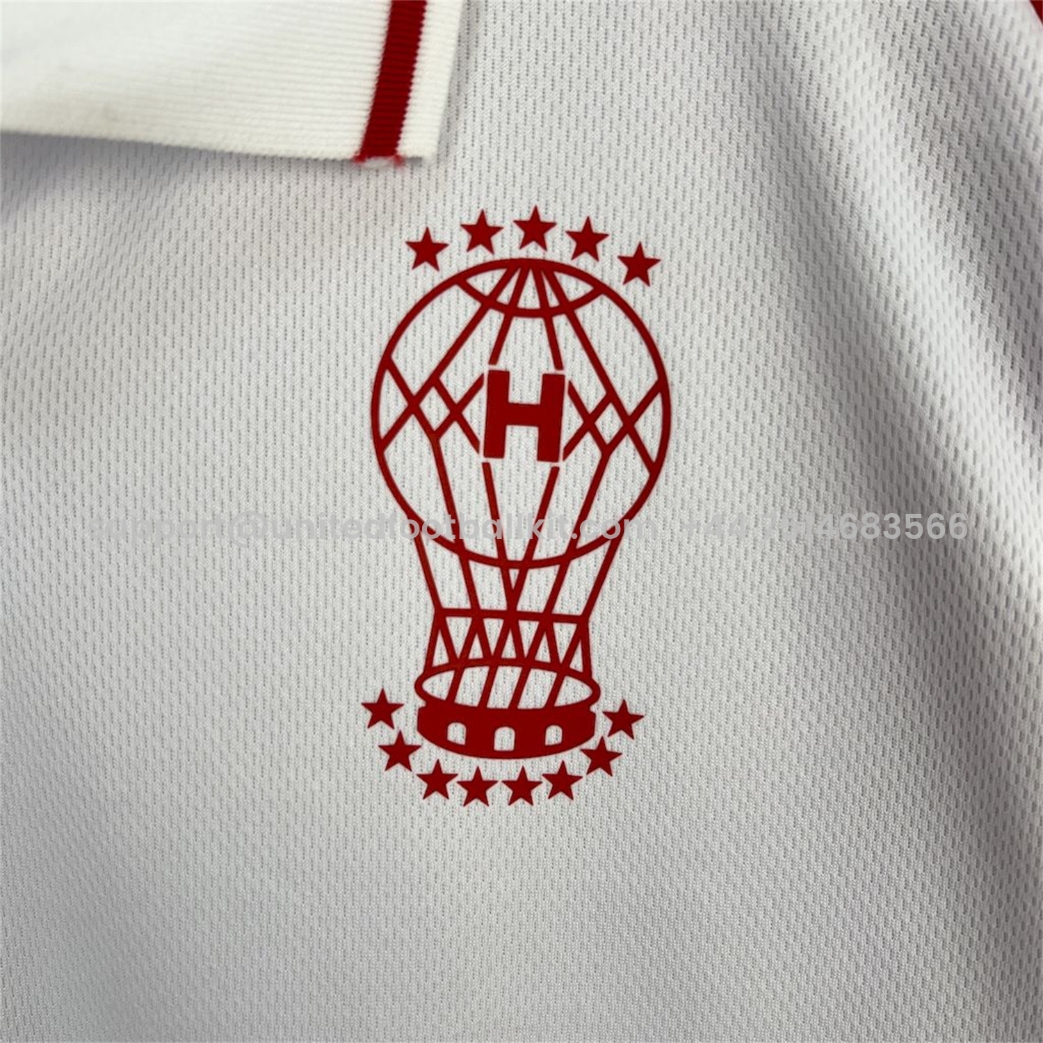 Unitedfootballkit.com | CA Huracán 25-26 Home Unsponsored Jersey - Fans Version -Customize Name, Number and Patch | Worldwide Shipping