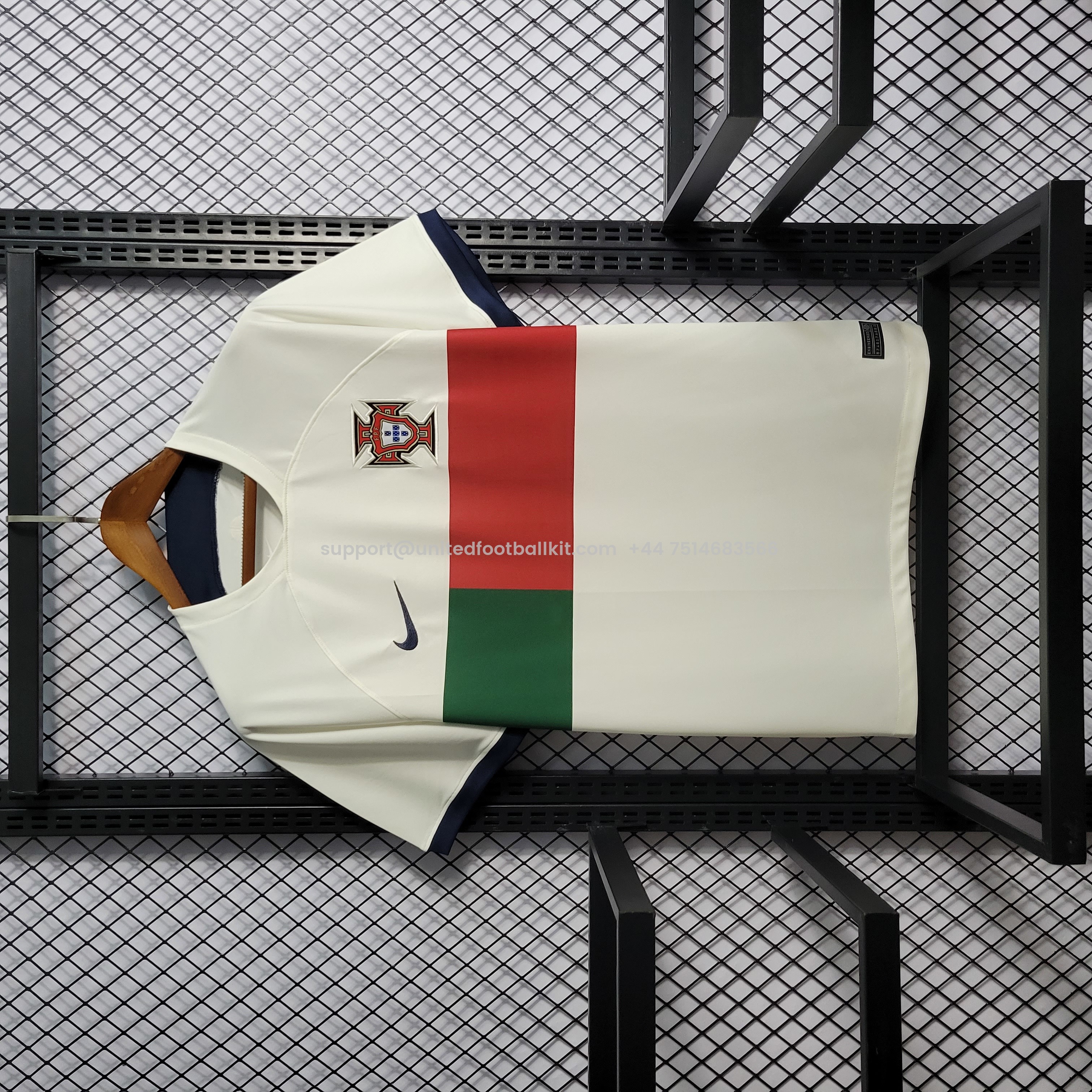 Unitedfootballkit.com | Portugal 22-23 Away Stadium Jersey - Fans Version -Customize Name, Number and Patch | Worldwide Shipping