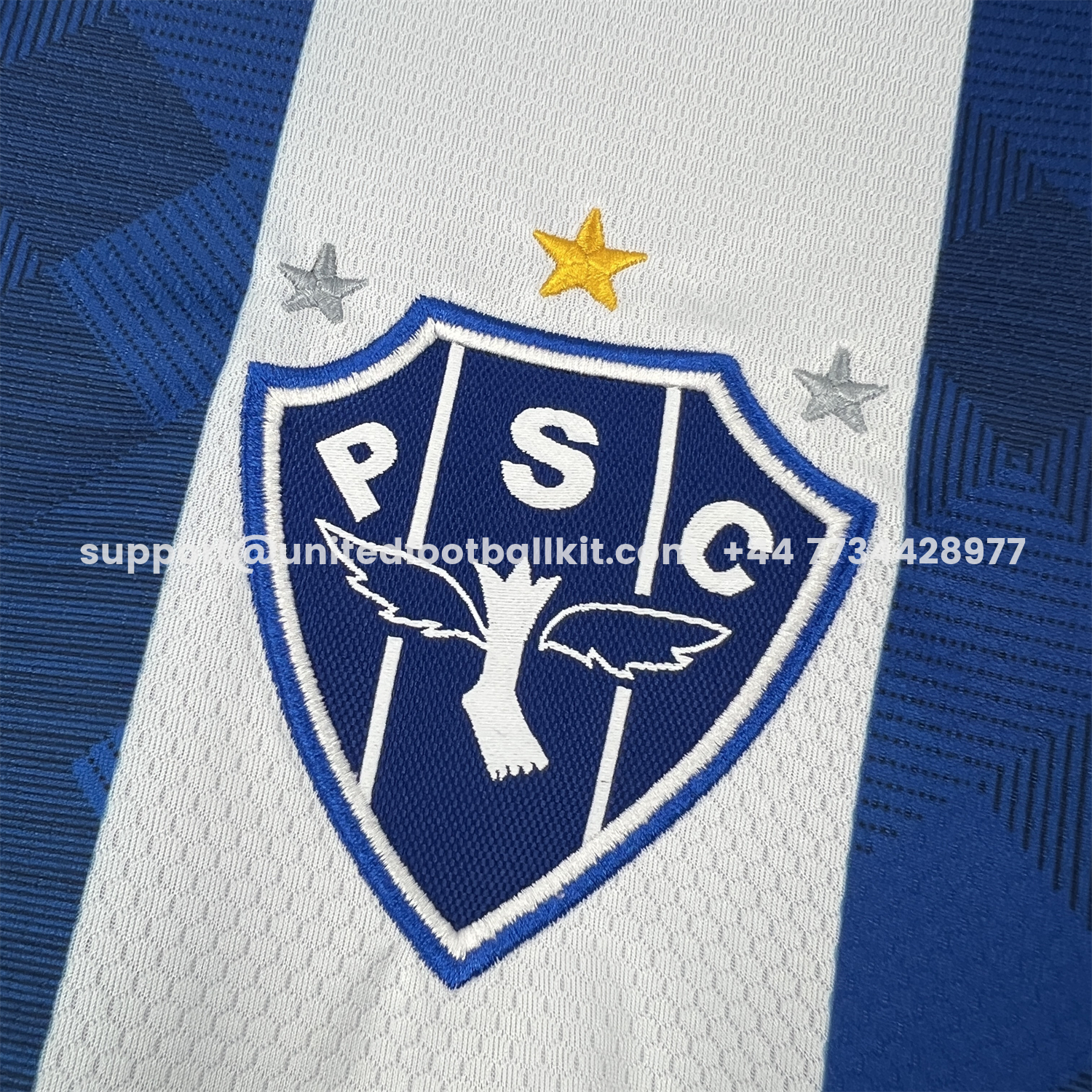 Unitedfootballkit.com | Paysandu 26-27 Home All Sponsors Jersey - Fans Version -Customize Name, Number and Patch | Worldwide Shipping