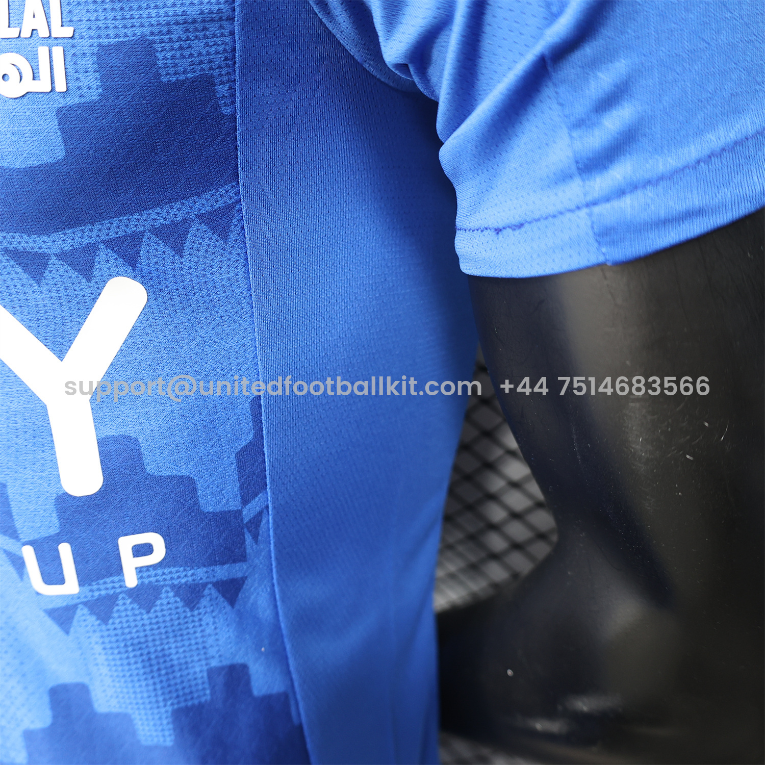 Unitedfootballkit.com | Al Hilal Riyadh Crescent 25-26 Club Home Jersey - Player Version -Customize Name, Number and Patch | Worldwide Shipping