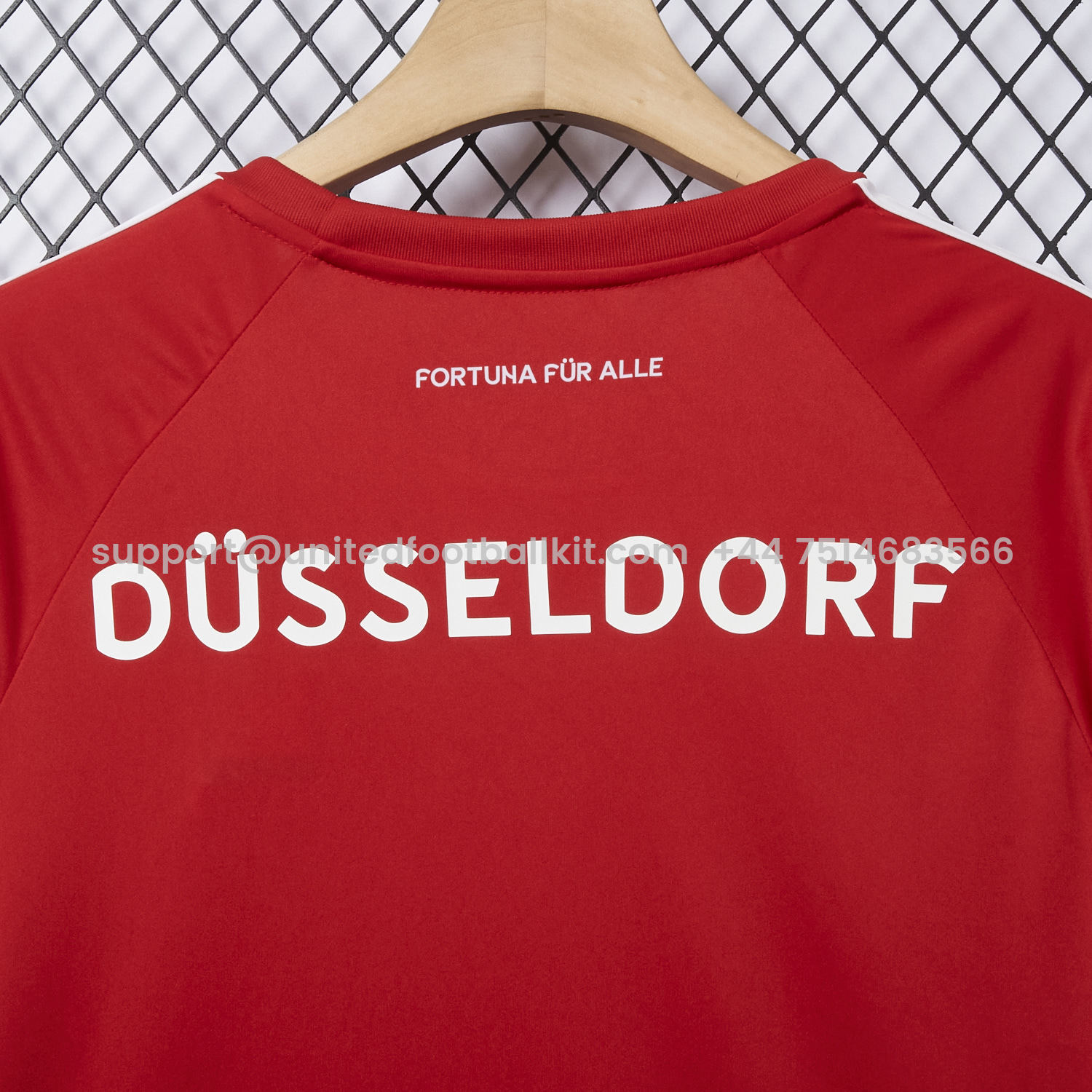 Unitedfootballkit.com | Fortuna Düsseldorf 25-26 Home Jersey - Fans Version -Customize Name, Number and Patch | Worldwide Shipping