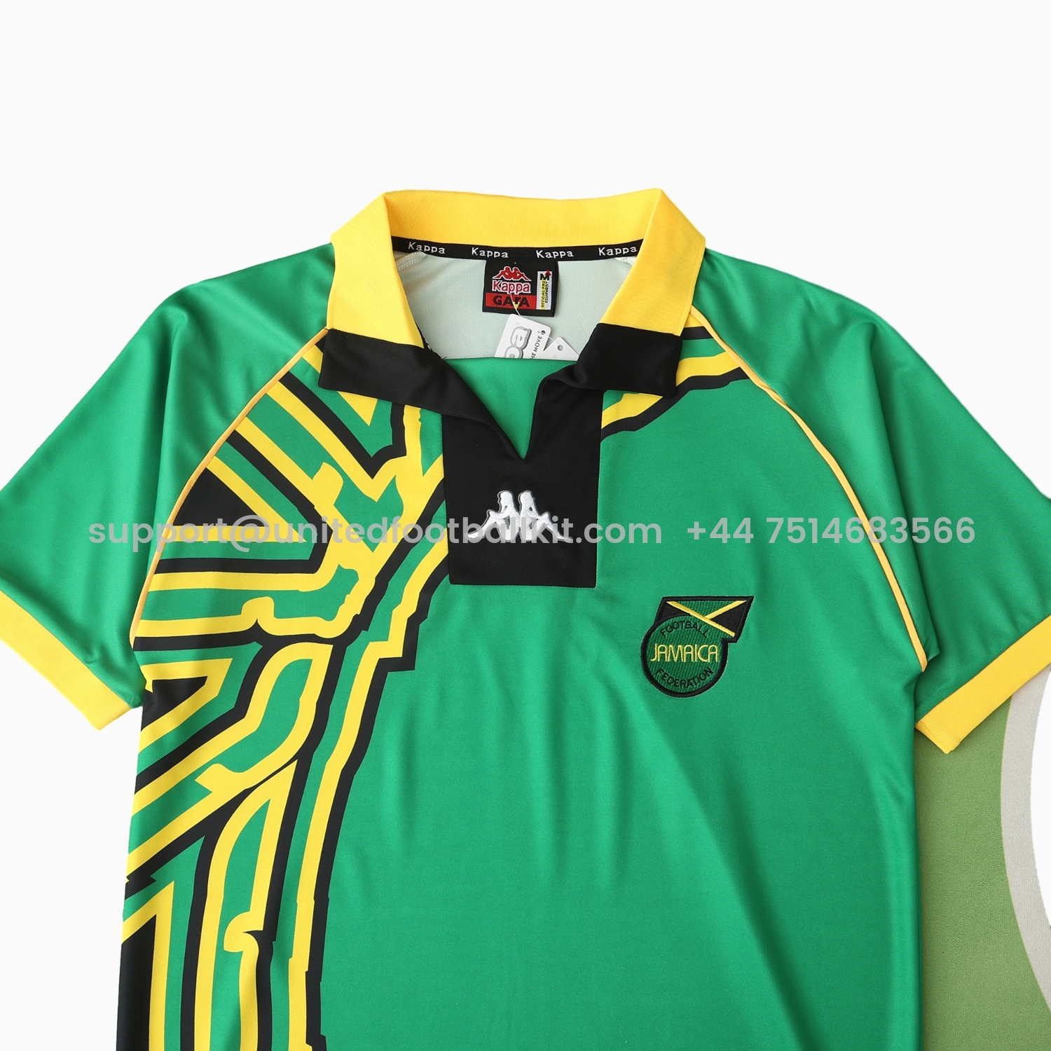 Unitedfootballkit.com | Retro Jamaica 1998 Away Jersey -Customize Name, Number and Patch | Worldwide Shipping