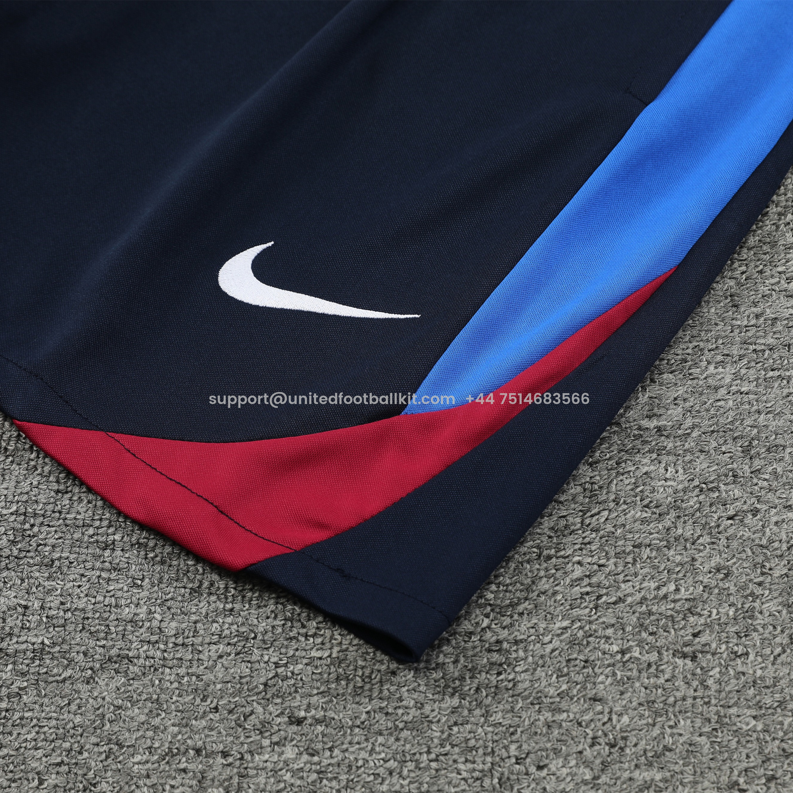 Unitedfootballkit.com | Barcelona 24-25 Training Vest Suit - White with Pattern -Customize Name, Number and Patch | Worldwide Shipping