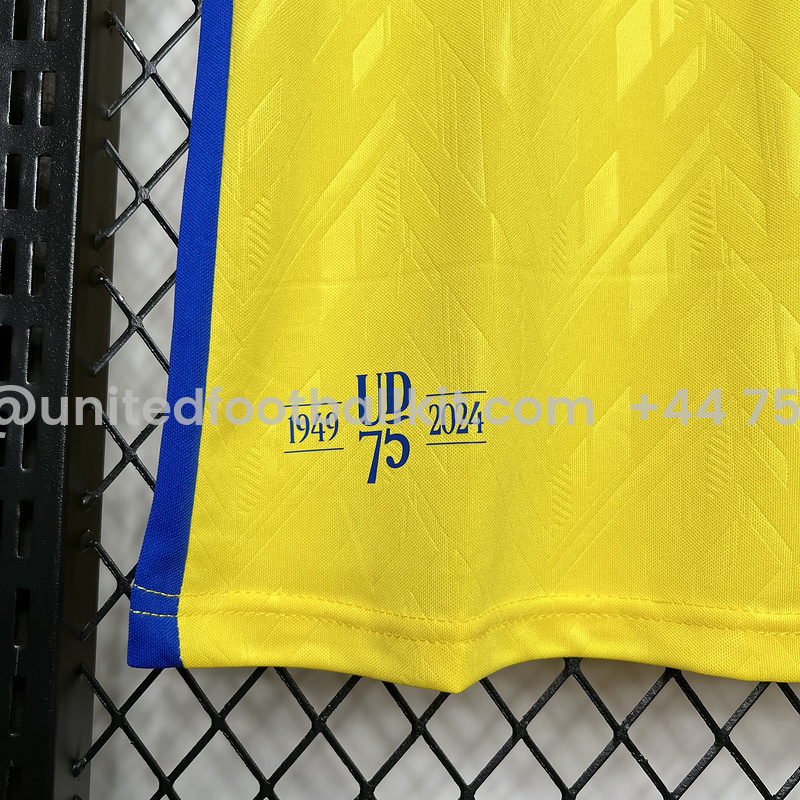Unitedfootballkit.com | Las Palmas 24-25 Home Stadium Jersey - Fans Version -Customize Name, Number and Patch | Worldwide Shipping