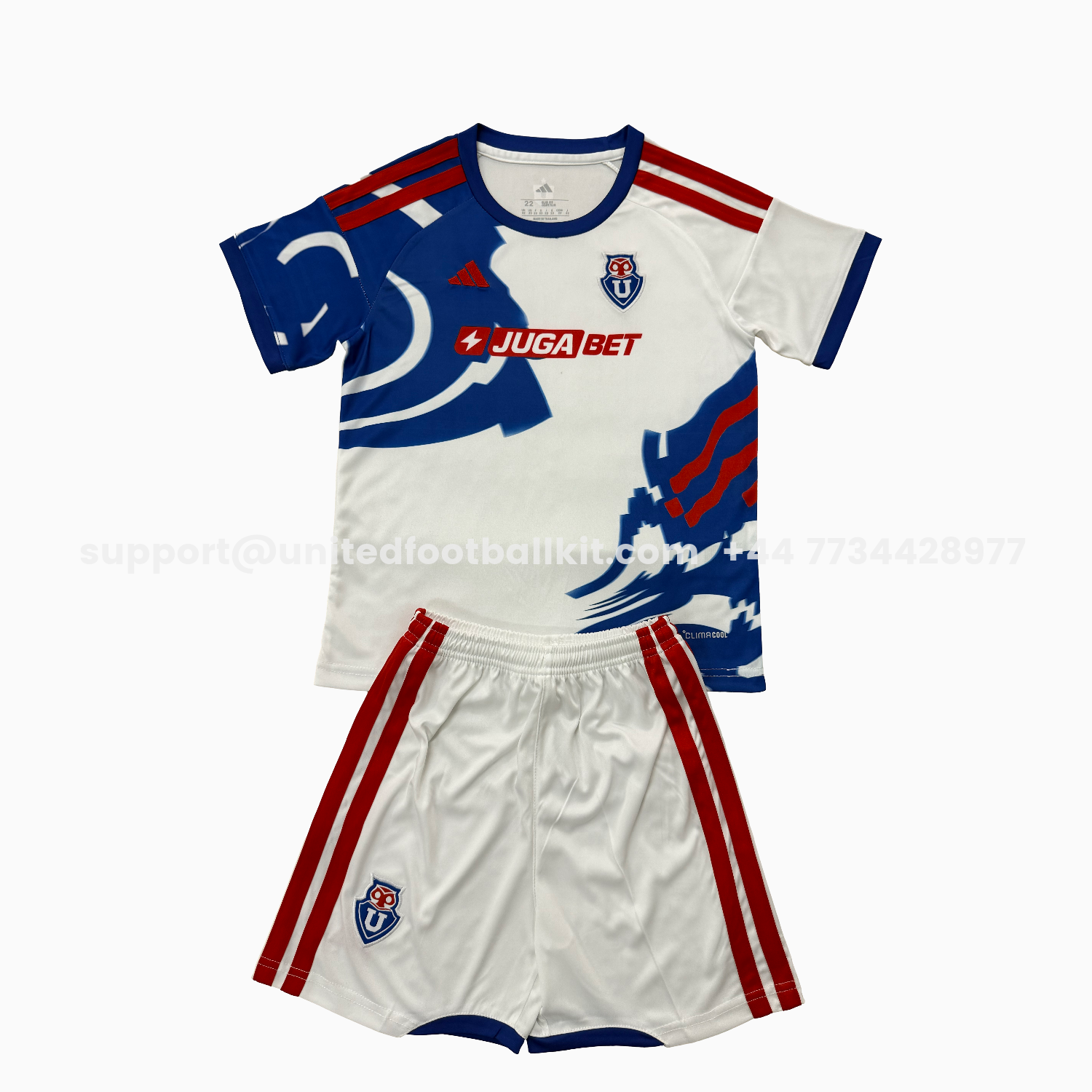 Unitedfootballkit.com | Universidad de Chile 2026 Away Men's Adult Jersey Set - Fans Version -Customize Name, Number and Patch | Worldwide Shipping