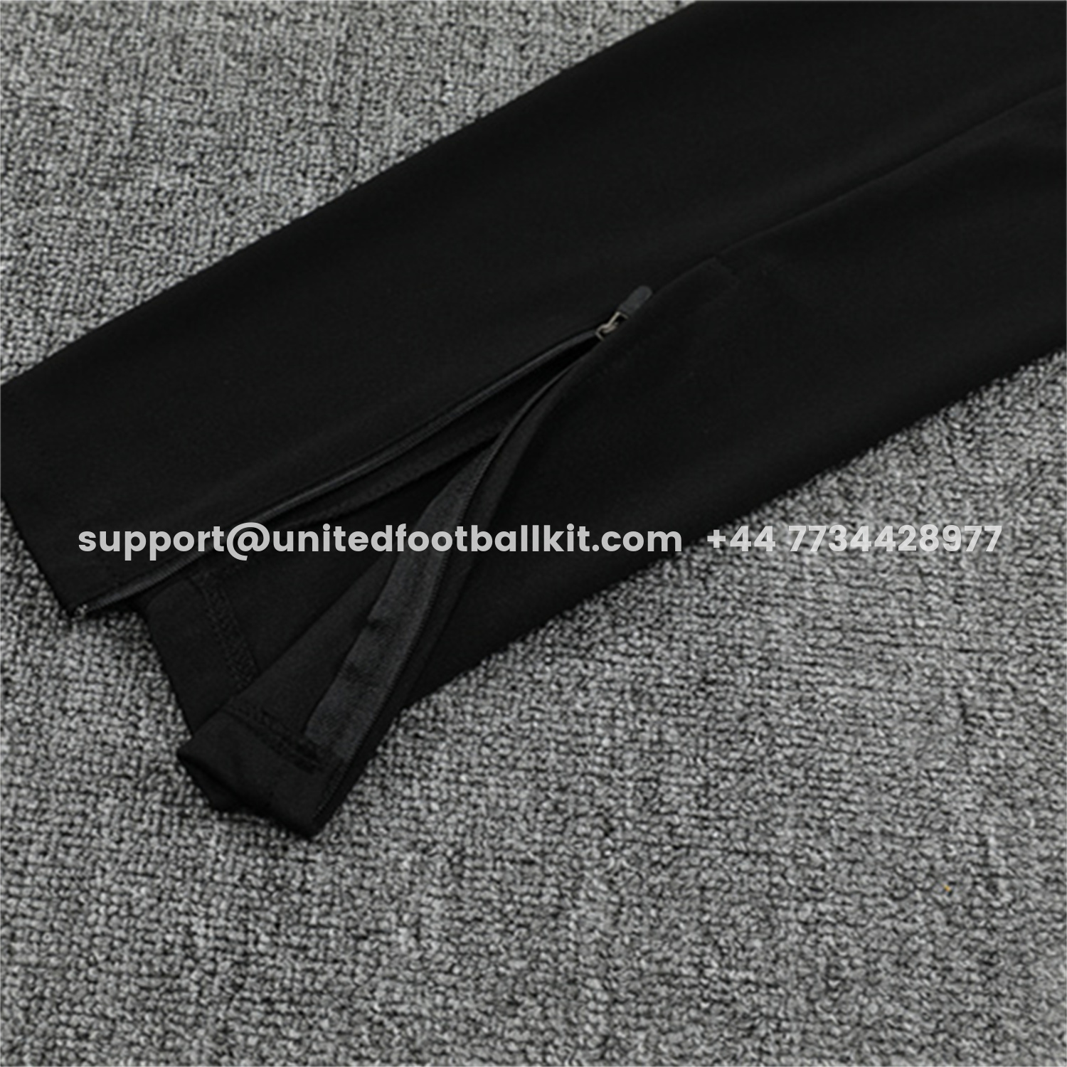 Unitedfootballkit.com | AC Milan 25-26 Long Sleeve Training Set - Black Top & Black Pants -Customize Name, Number and Patch | Worldwide Shipping