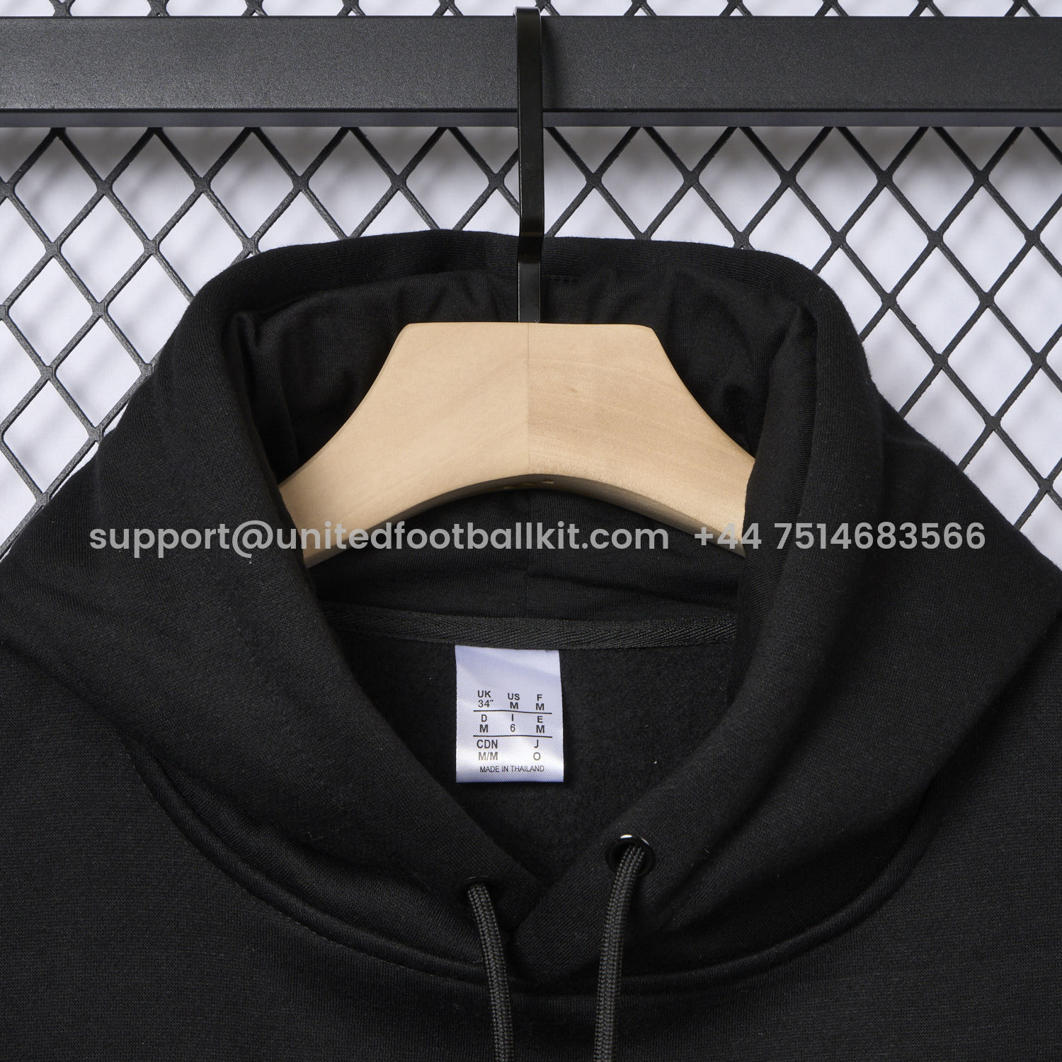 Unitedfootballkit.com | Barcelona x Travis Scott Black Unisex Pullover Hoodie -Customize Name, Number and Patch | Worldwide Shipping
