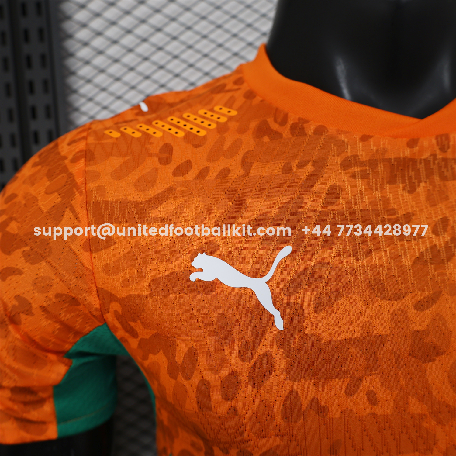 Unitedfootballkit.com | Ivory Coast 2026 Home Orange Jersey - Player Version -Customize Name, Number and Patch | Worldwide Shipping