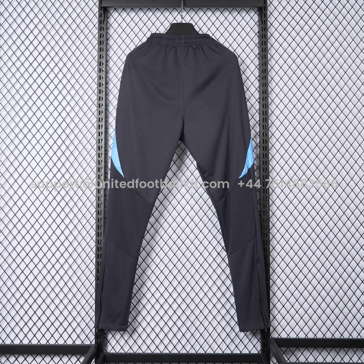 Unitedfootballkit.com | Argentina 24-25 Deep Grey Training Pants - Player Version -Customize Name, Number and Patch | Worldwide Shipping
