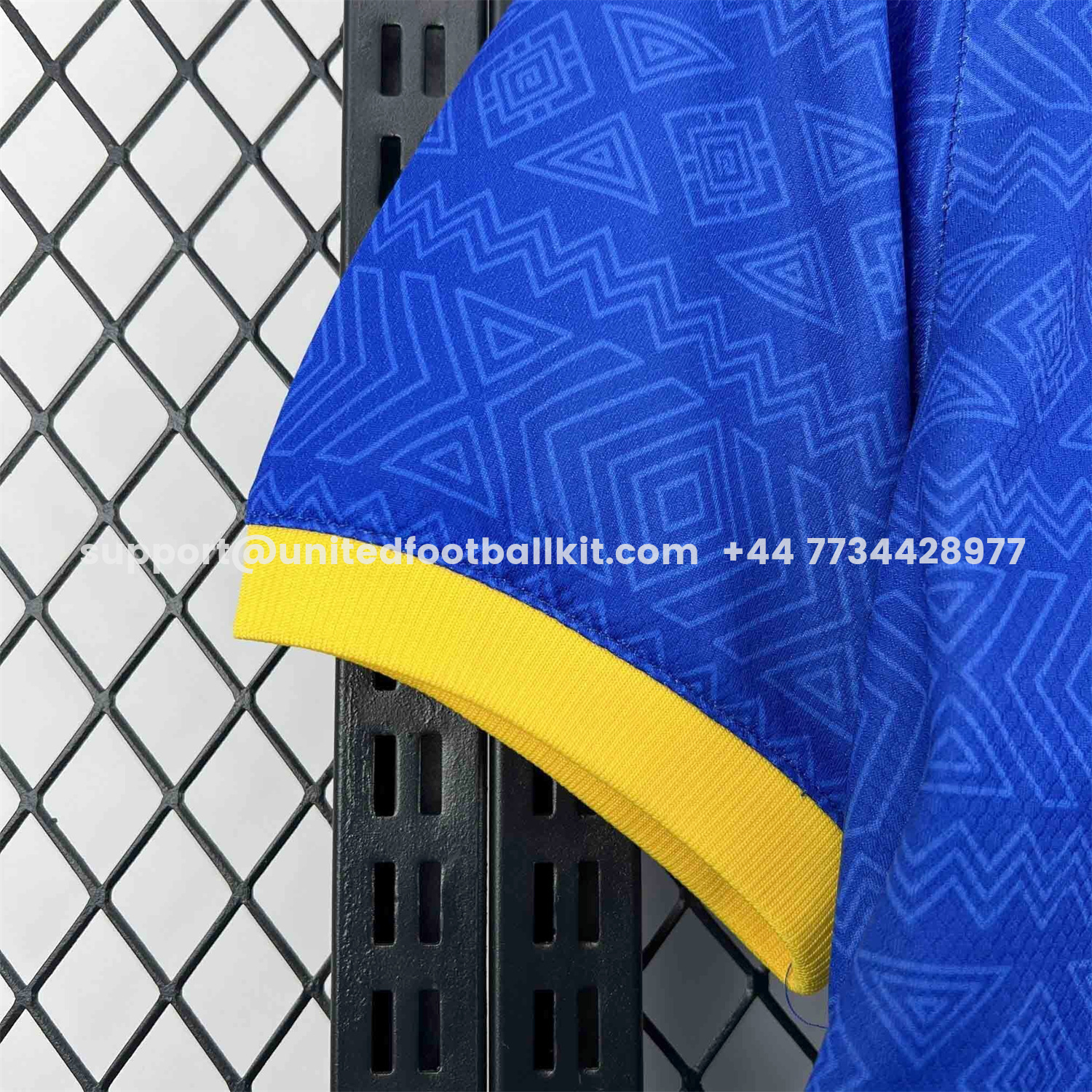 Unitedfootballkit.com | Brazil 2026 Diamond Texture Blue Special Jersey - Fans Version -Customize Name, Number and Patch | Worldwide Shipping