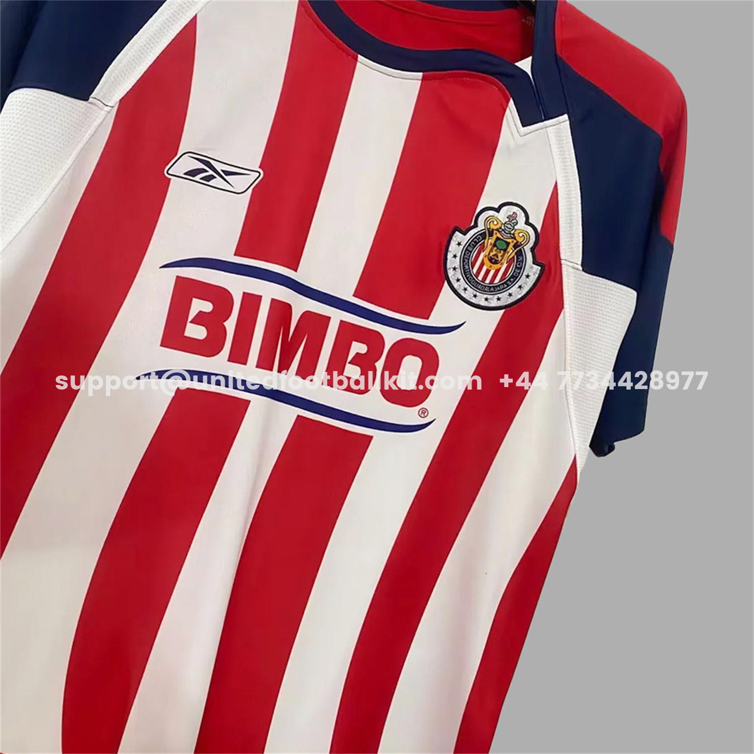 Unitedfootballkit.com | Retro Chivas de Guadalajara 2007-08 Home Jersey -Customize Name, Number and Patch | Worldwide Shipping