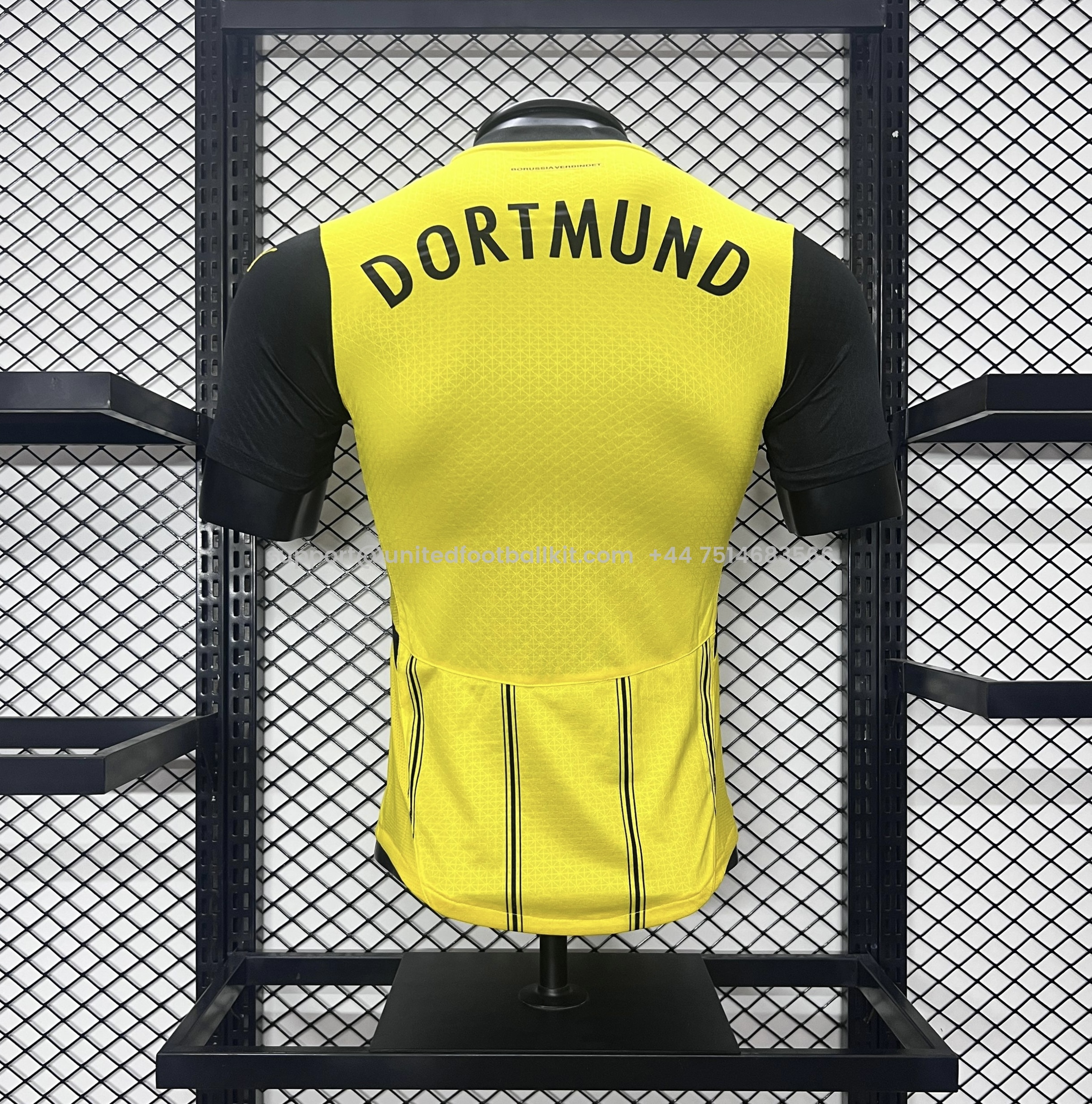Unitedfootballkit.com | Dortmund 24-25 Home Stadium Jersey - Player Version -Customize Name, Number and Patch | Worldwide Shipping