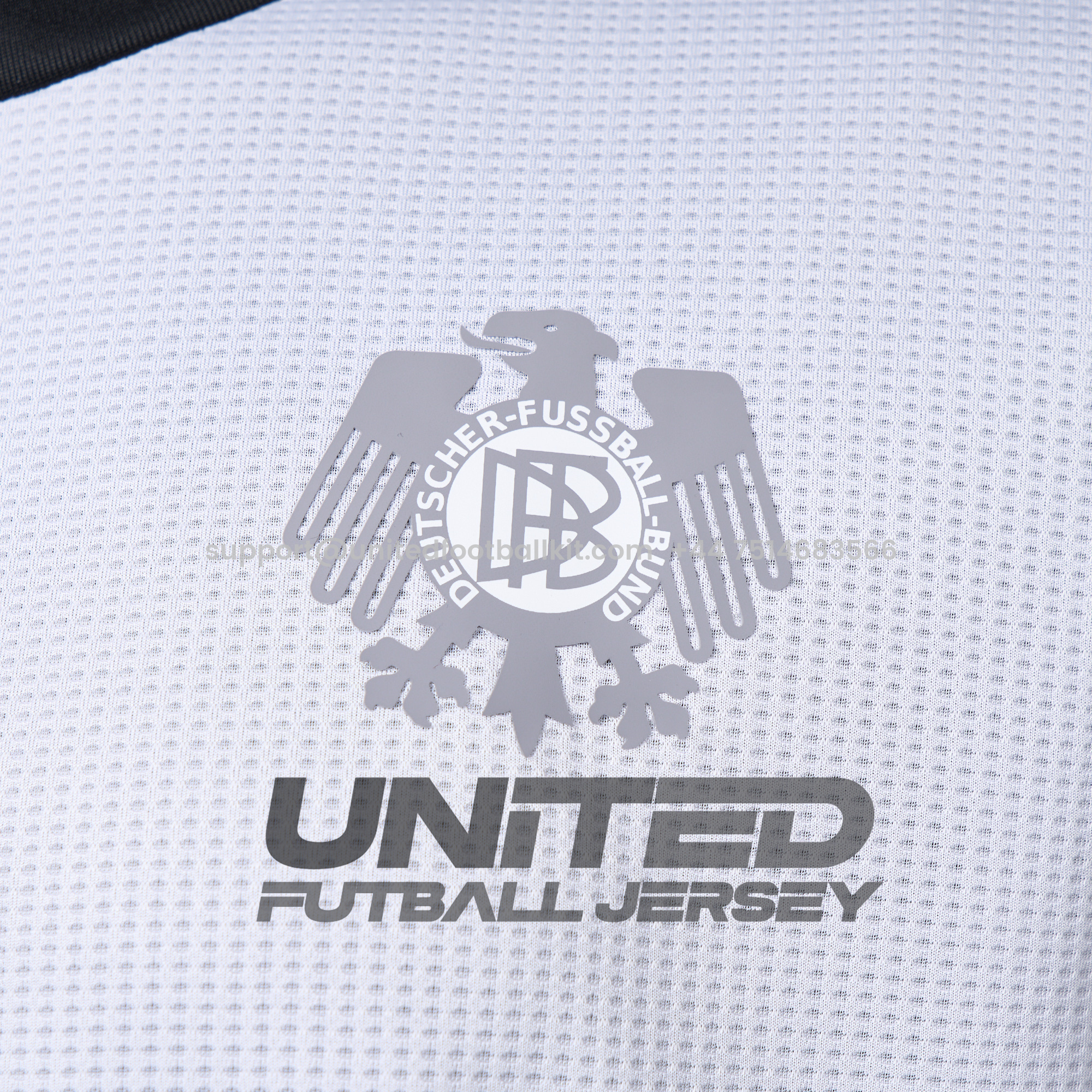 Unitedfootballkit.com | Germany 2025 White Retro Style Jersey - Player Version -Customize Name, Number and Patch | Worldwide Shipping