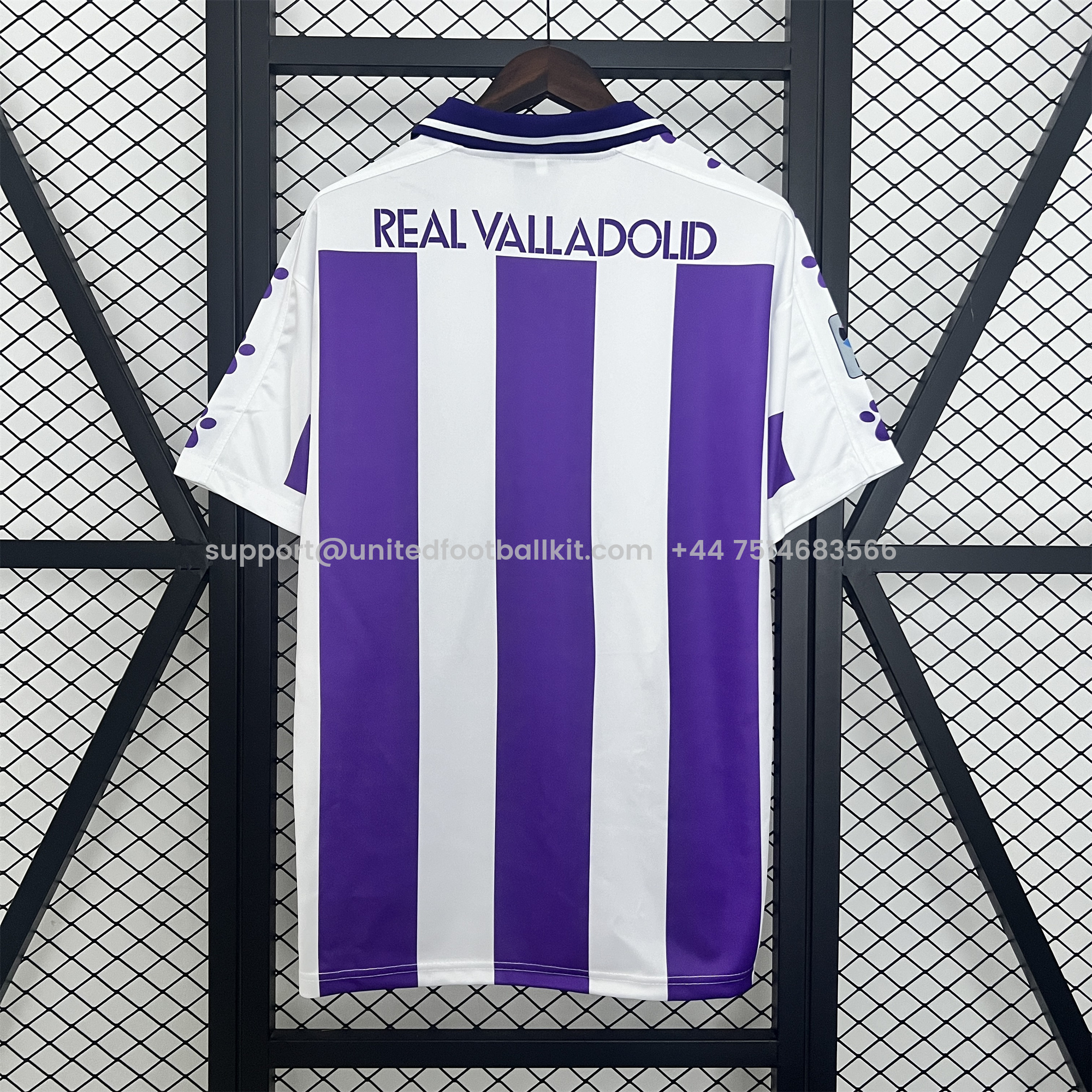Unitedfootballkit.com | Retro Real Valladolid 1995-96 Home Jersey -Customize Name, Number and Patch | Worldwide Shipping