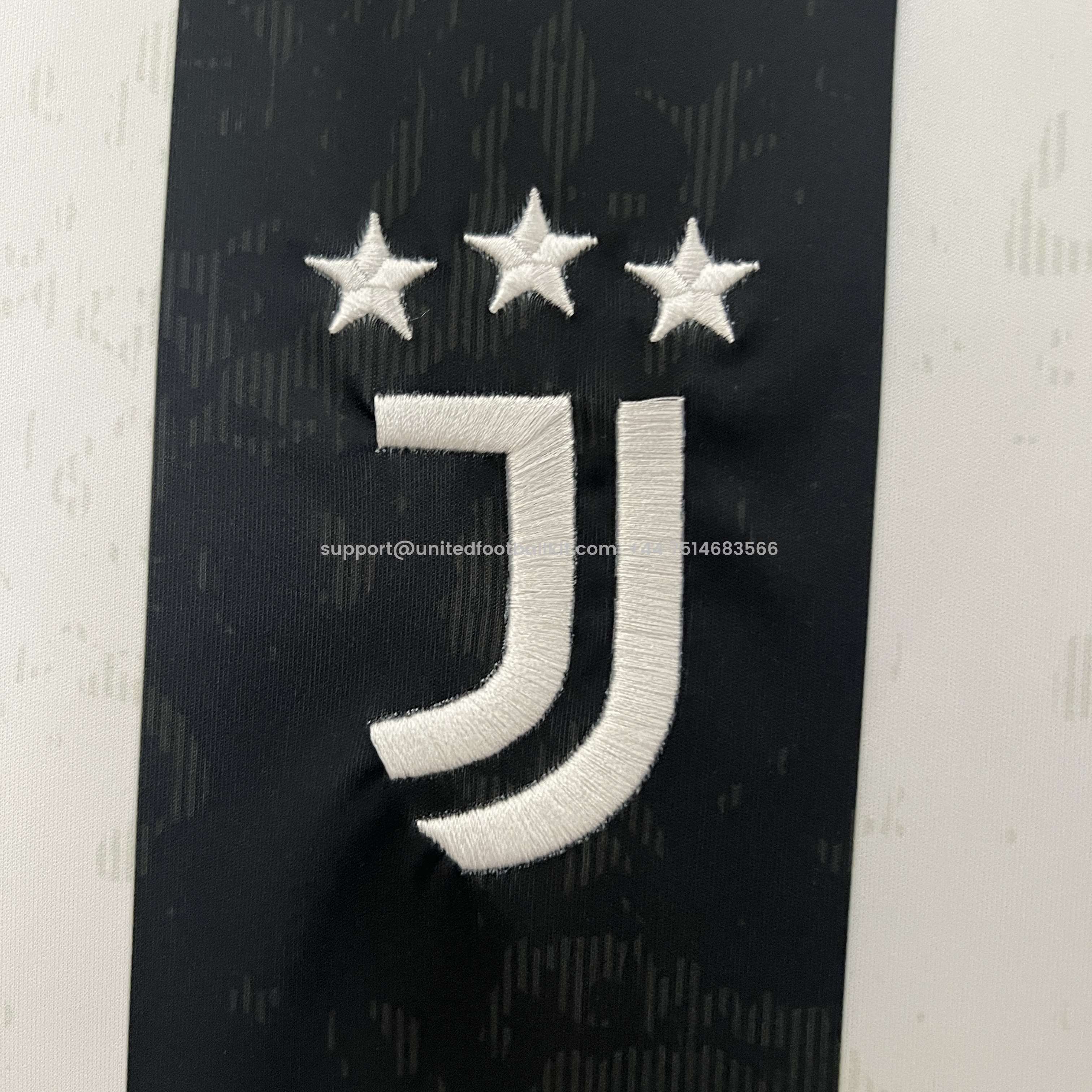 Unitedfootballkit.com | Juventus 24-25 Home Stadium Jersey - Fans Version -Customize Name, Number and Patch | Worldwide Shipping