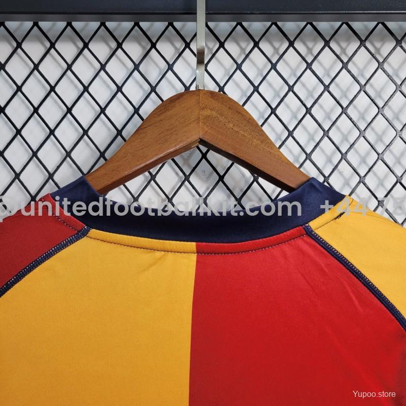 Unitedfootballkit.com | Retro Roma 2001-02 European Home Jersey -Customize Name, Number and Patch | Worldwide Shipping