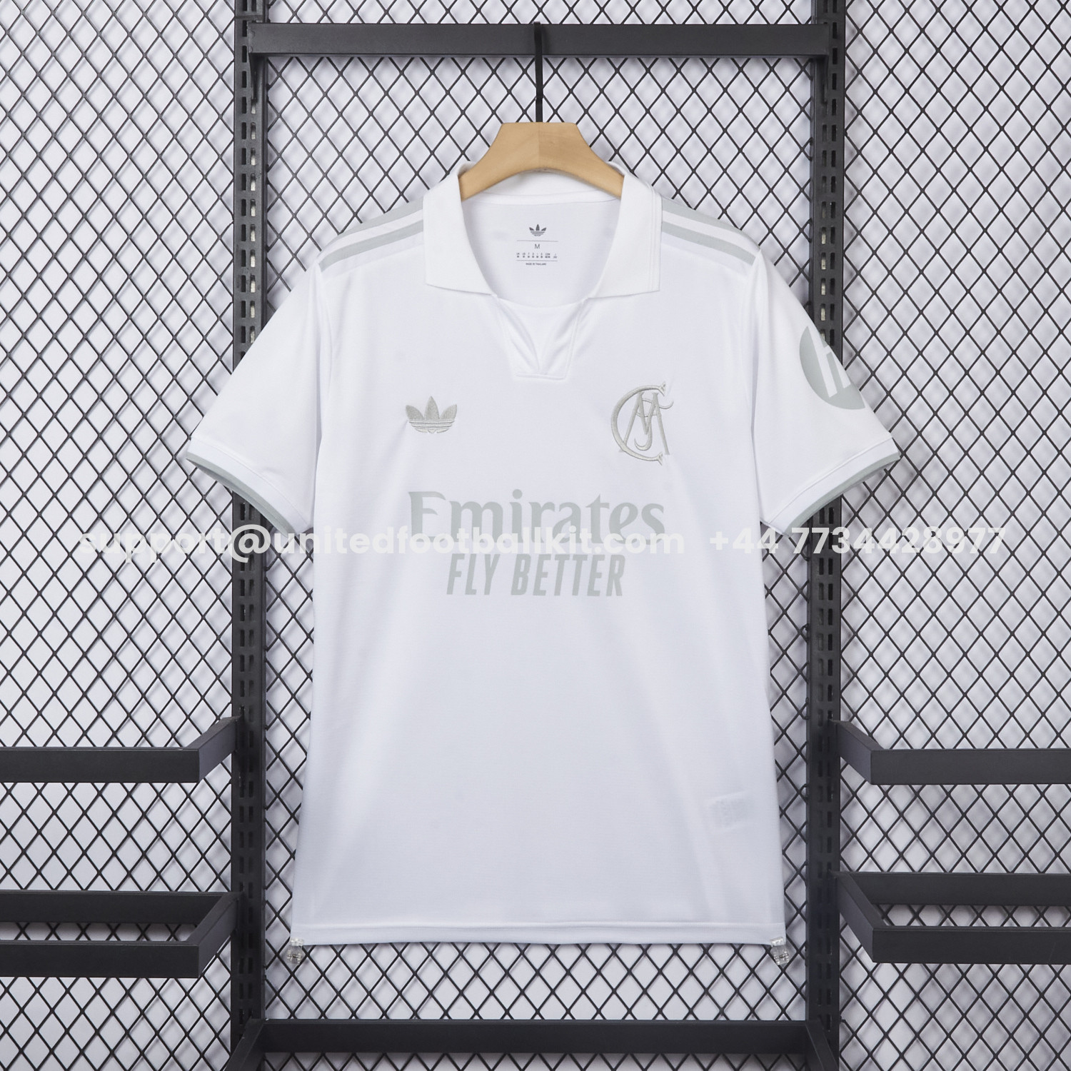 Unitedfootballkit.com | Real Madrid 25-26 125th Anniversary Jersey - Fans Version -Customize Name, Number and Patch | Worldwide Shipping